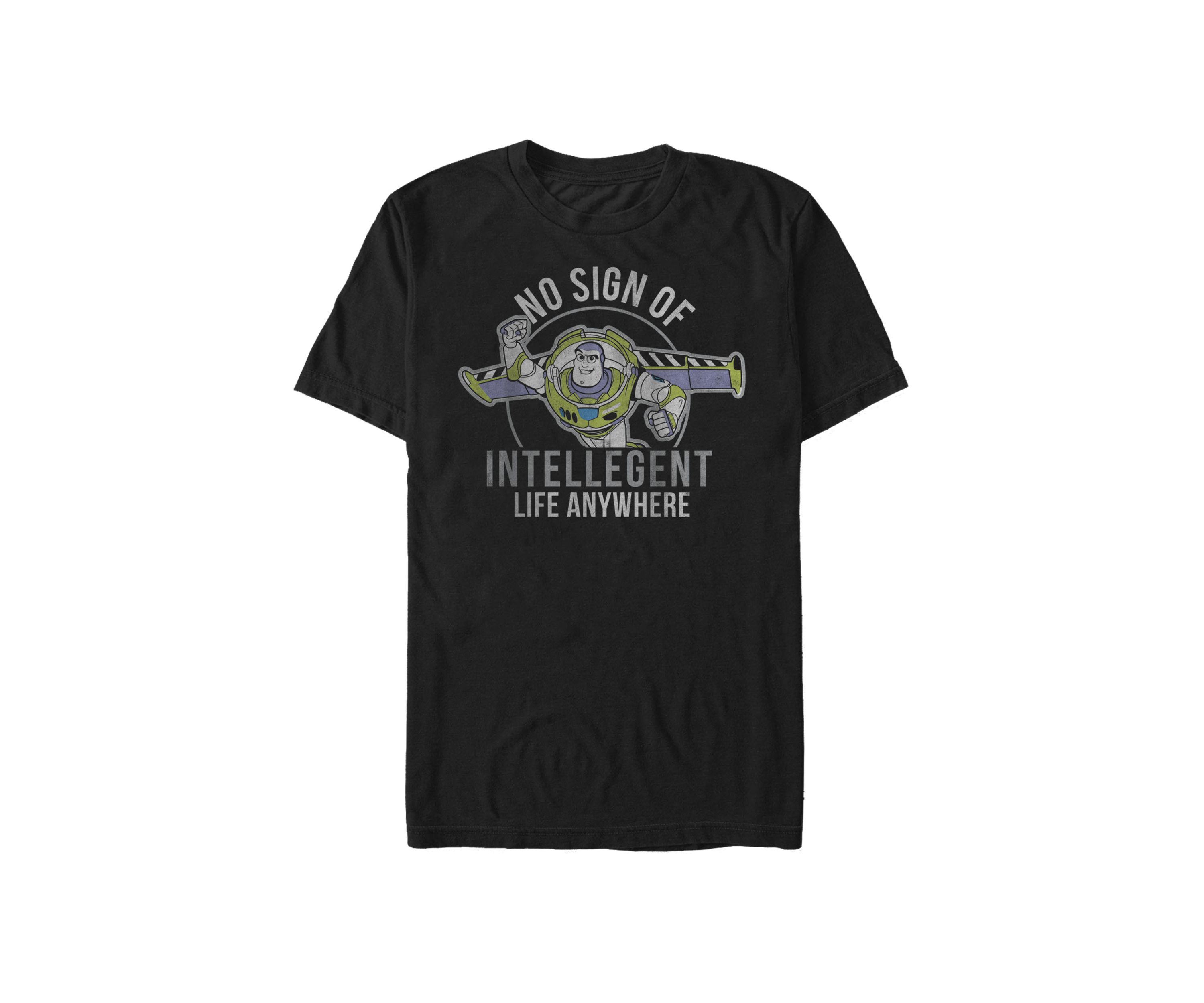 Toy Story Buzz No Sign of Intelligent Life Short Sleeve Graphic T-Shirt 