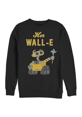 Disney Pixar Men's Her Wall-E Crew Fleece Graphic Sweatshirt