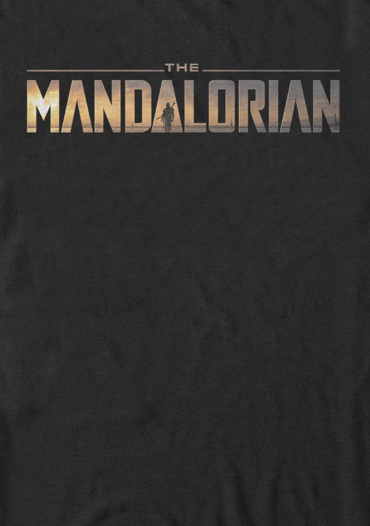 Juniors Mandalorian Logo Graphic T-Shirt