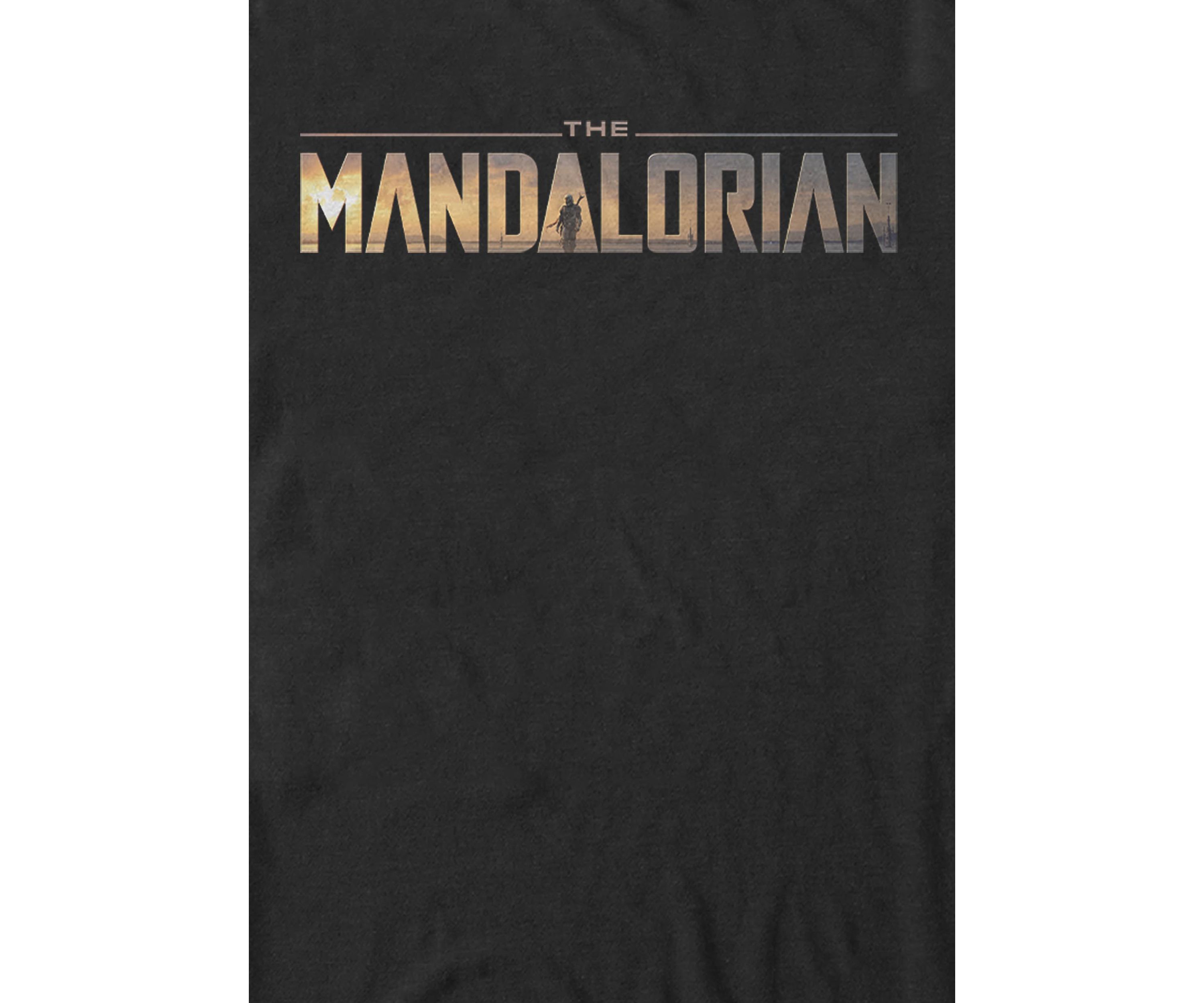 Juniors Mandalorian Logo Graphic T-Shirt