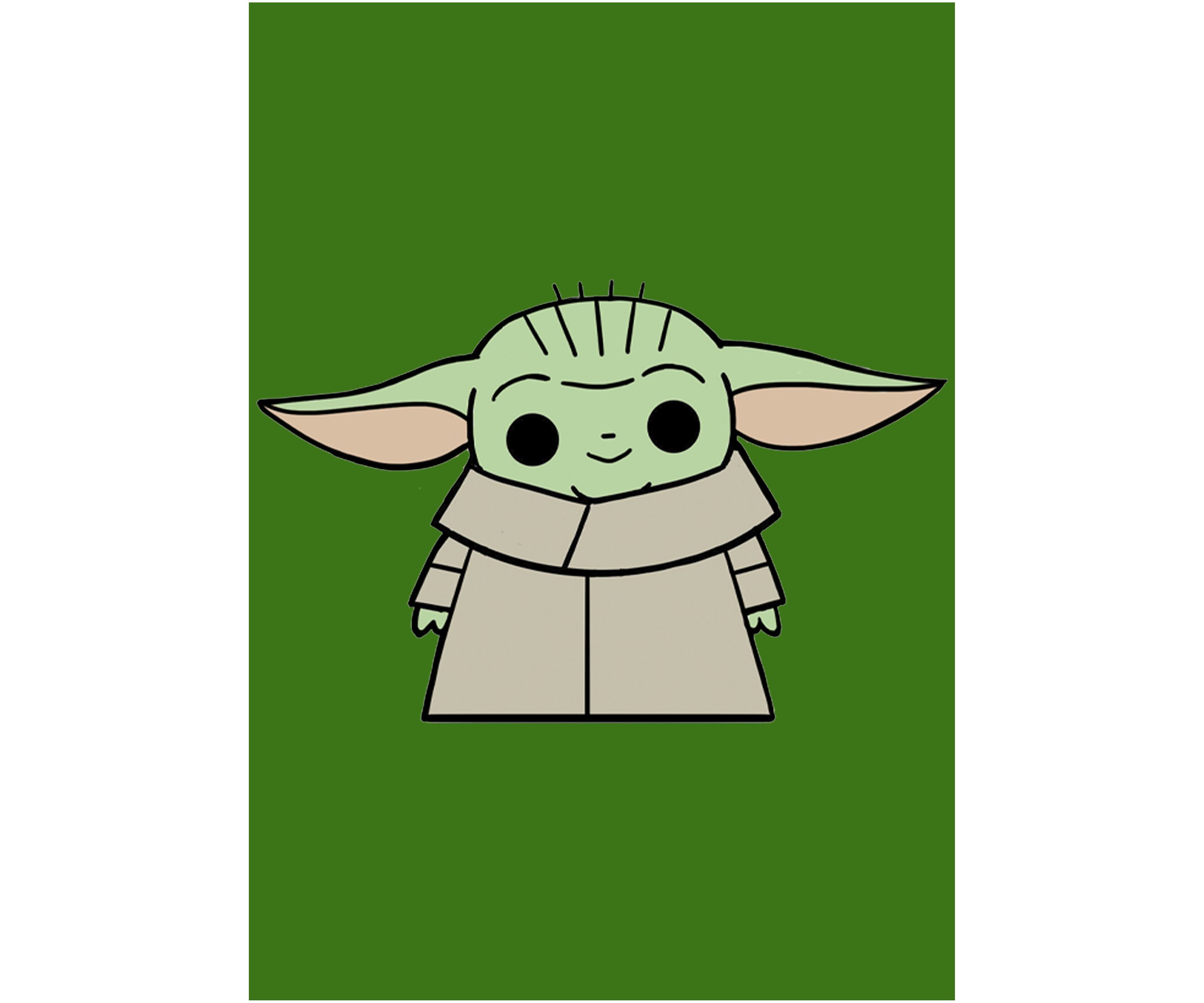 Baby Yoda Standing Graphic T-Shirt