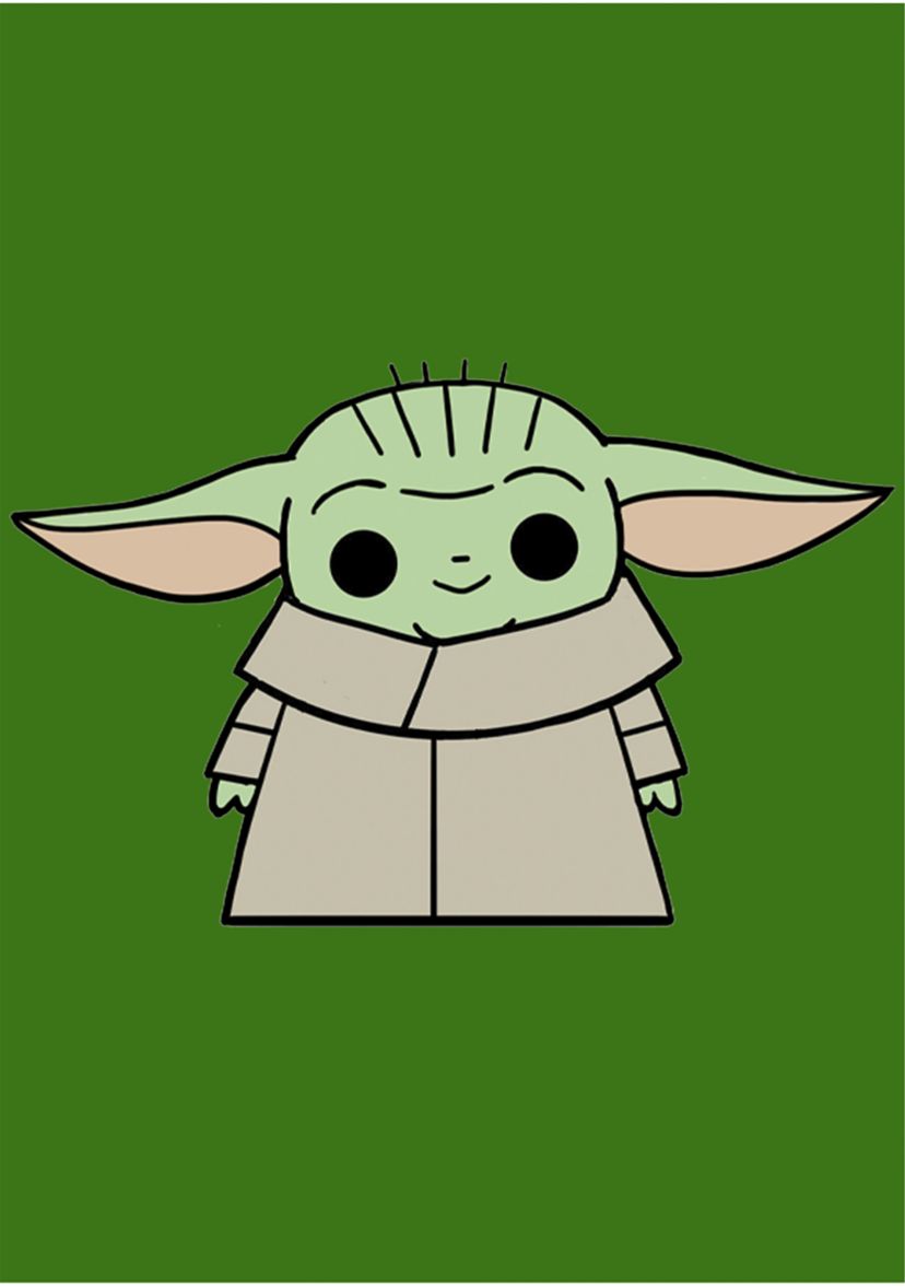 Baby Yoda Standing Graphic T-Shirt