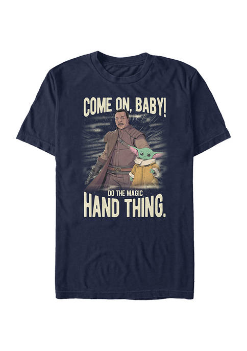 Star Wars The Mandalorian Hand Thing Short Sleeve