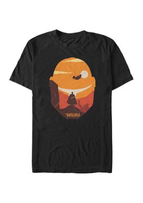 Star Wars The Mandalorian Men's Dark Saber Poster Short Sleeve Graphic T-Shirt
