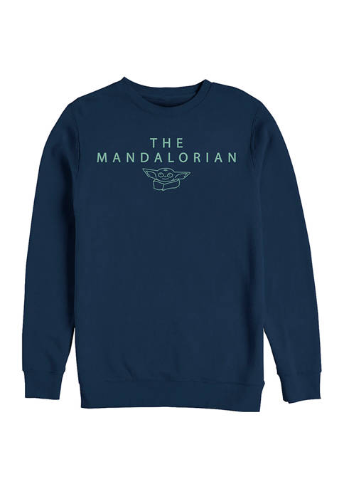 Mando Child Graphic Crew Fleece Sweatshirt