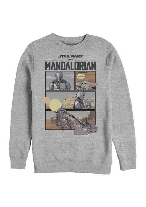 Mando Comic Graphic Crew Fleece Sweatshirt