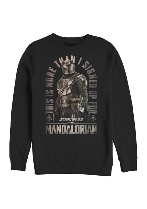 Star Wars The Mandalorian Signed Up Graphic Crew
