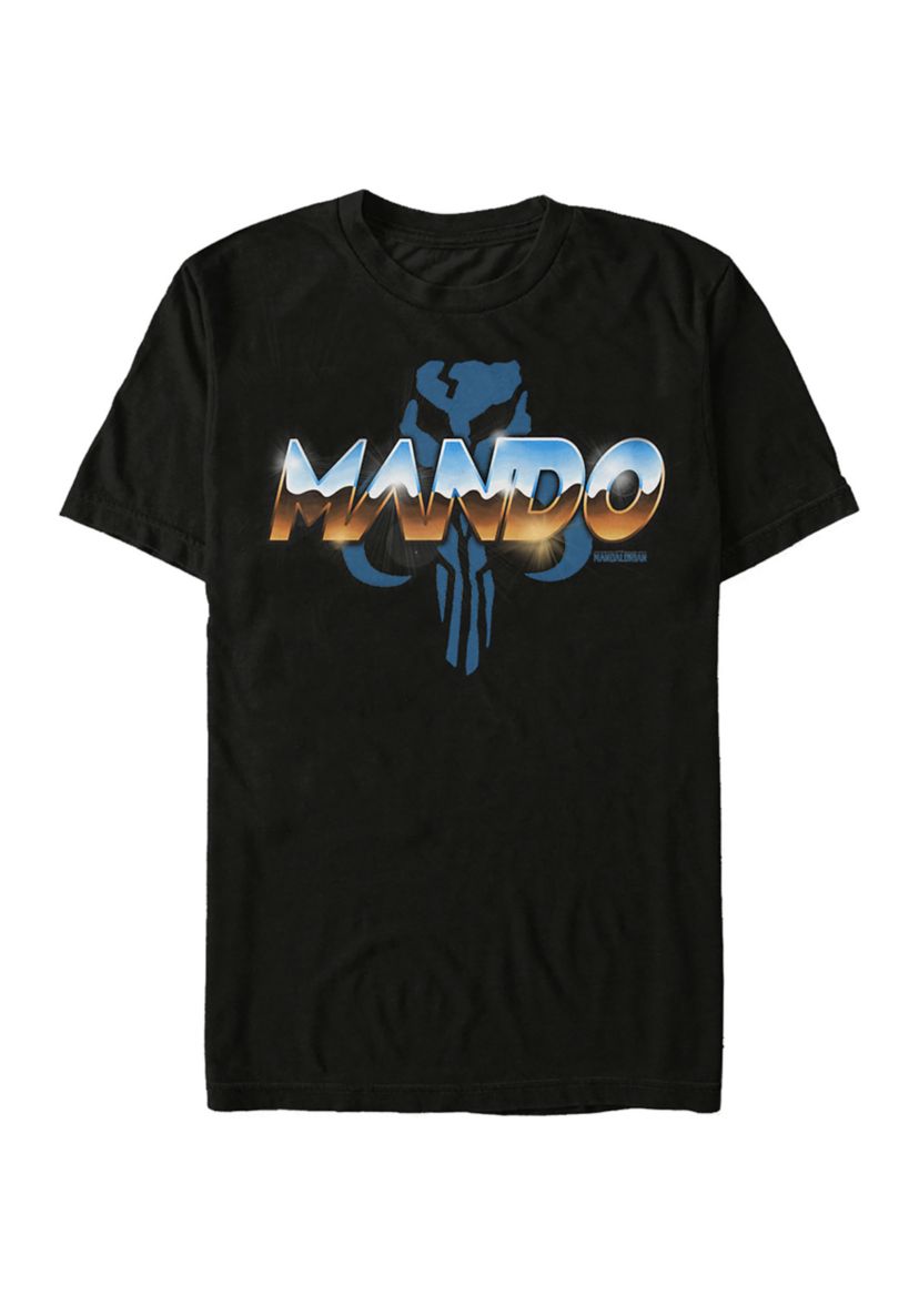 MANDO CHROME Short Sleeve Graphic T-Shirt