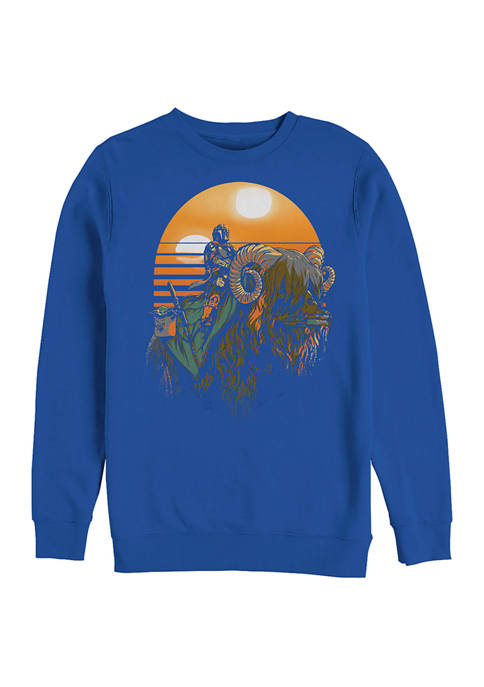 Bantha Riders Graphic Crew Fleece Sweatshirt