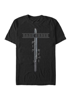 Star Wars The Mandalorian Men's Dark Saber Short Sleeve Graphic T-Shirt