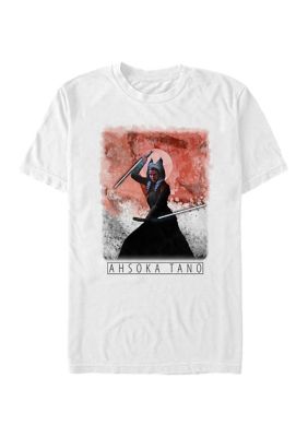 Star Wars The Mandalorian Men's Mandomon Epi5 Saber Short Sleeve Graphic T-Shirt