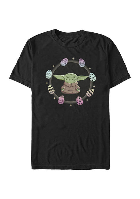 Star Wars The Mandalorian Egging Around Graphic T-Shirt