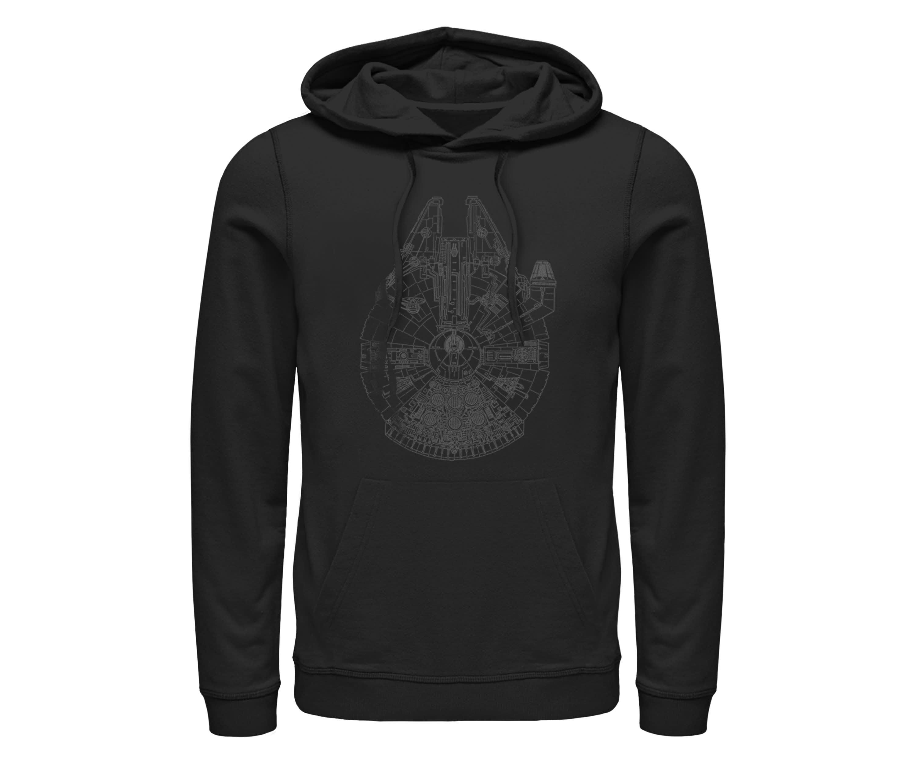 Blue Falcon Graphic Fleece Hoodie