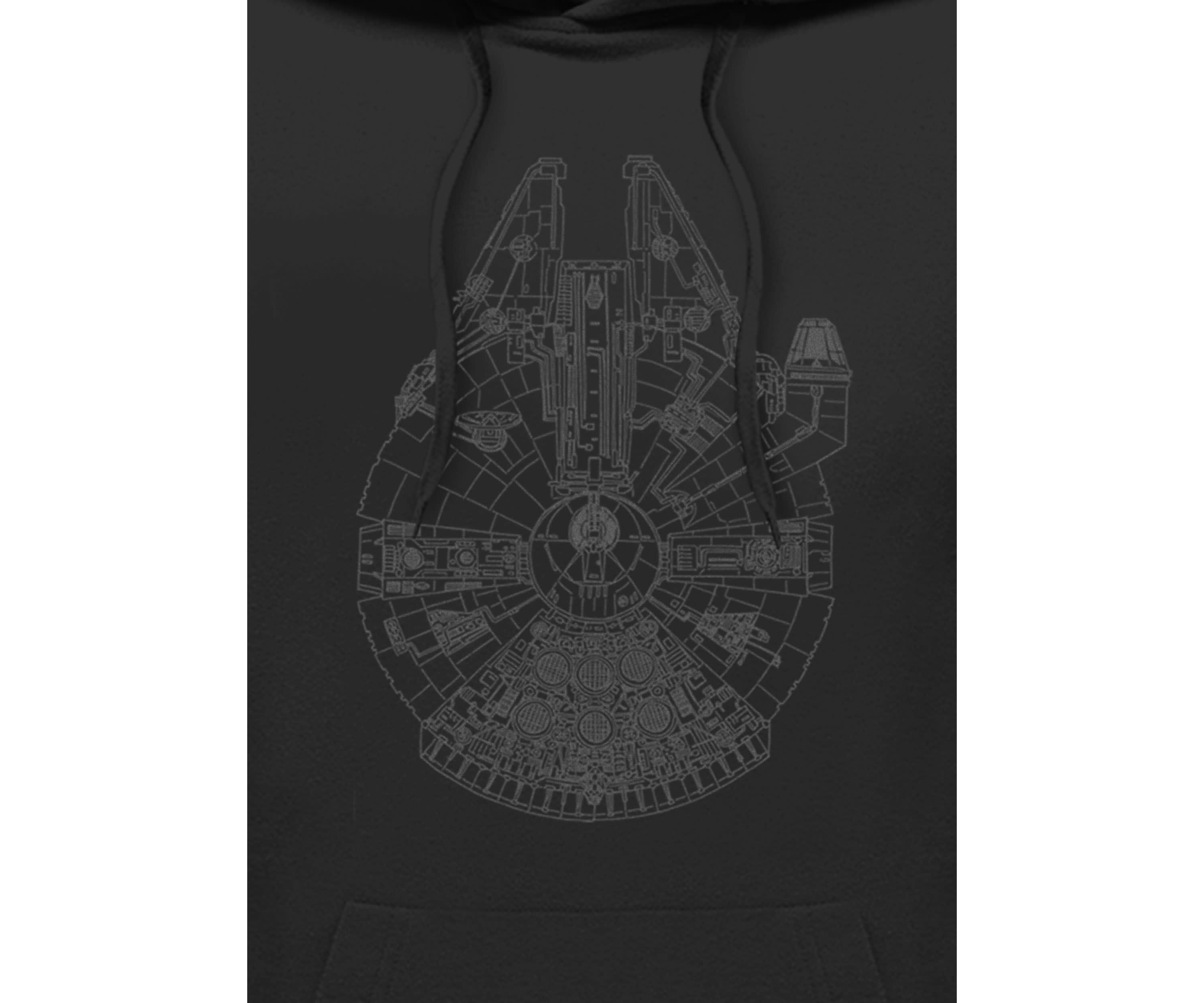 Blue Falcon Graphic Fleece Hoodie