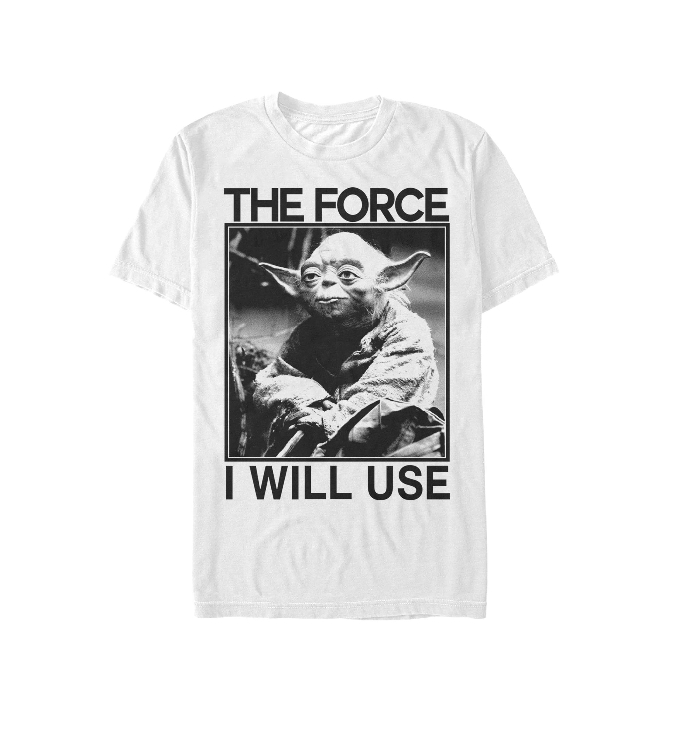 Yoda Photograph Use the Force Short Sleeve T-Shirt 