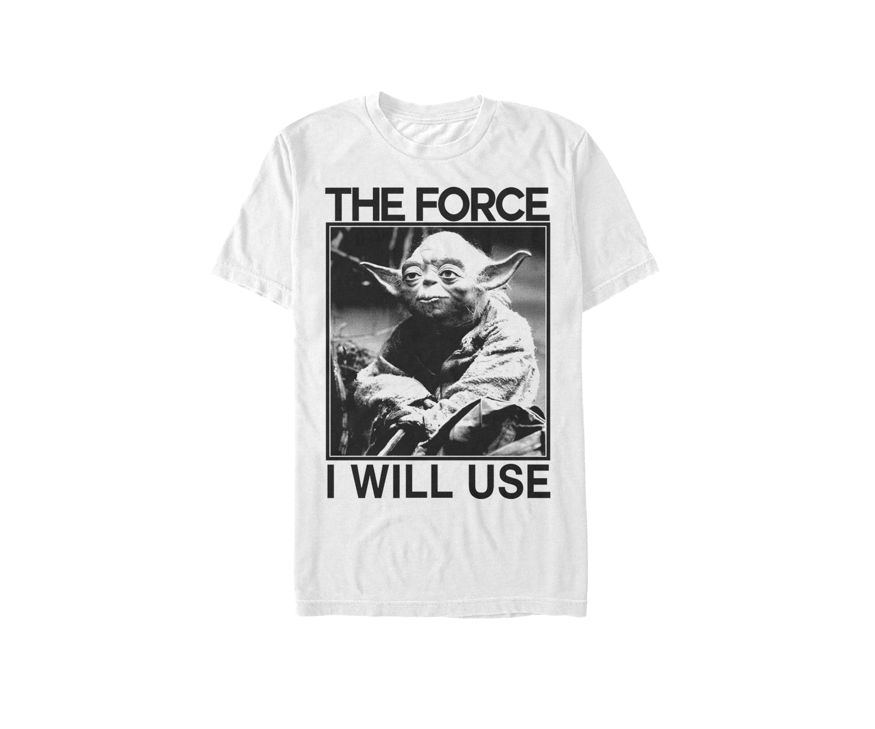 Yoda Photograph Use the Force Short Sleeve T-Shirt 