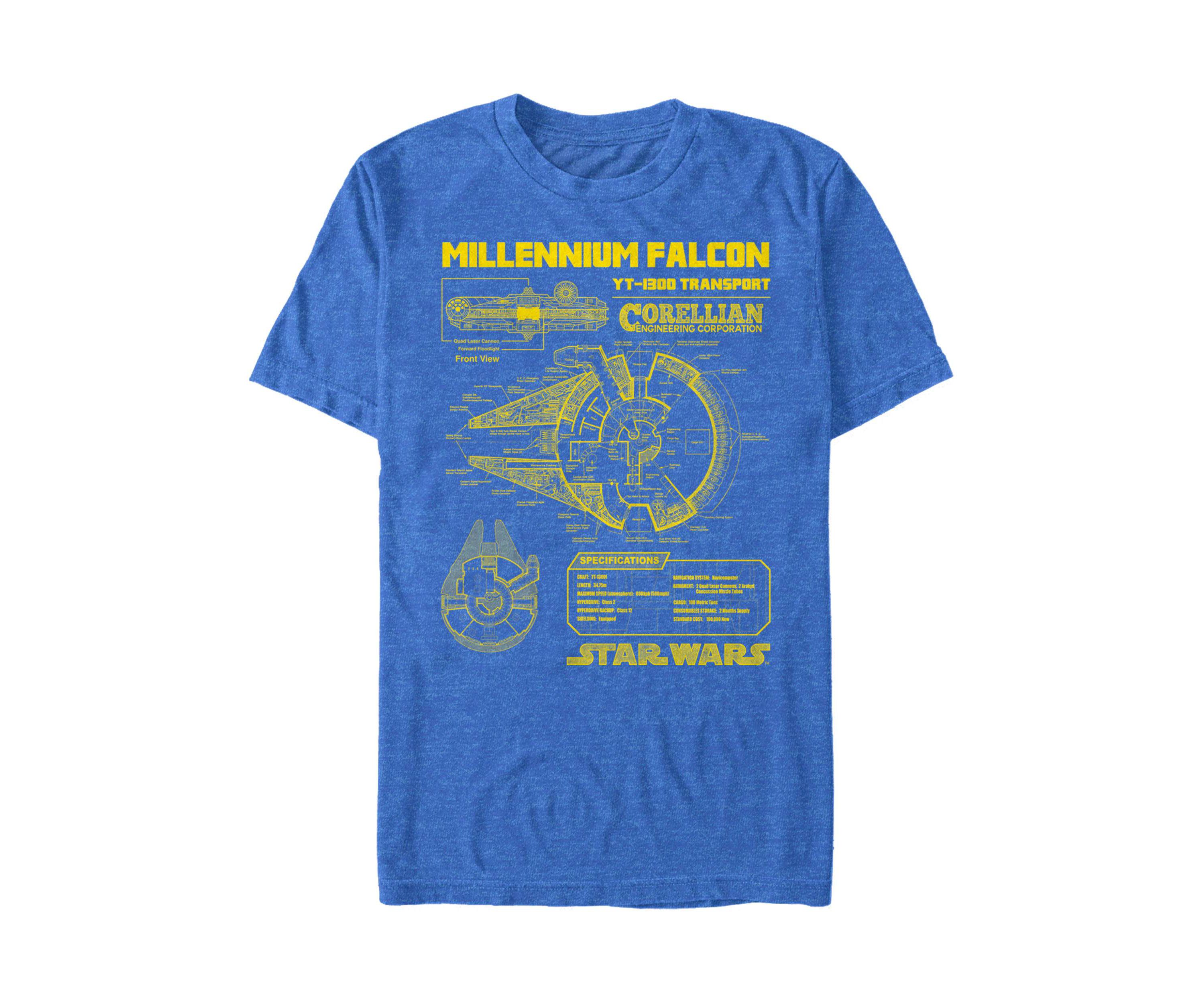 Falcon Schematic Graphic T-Shirt