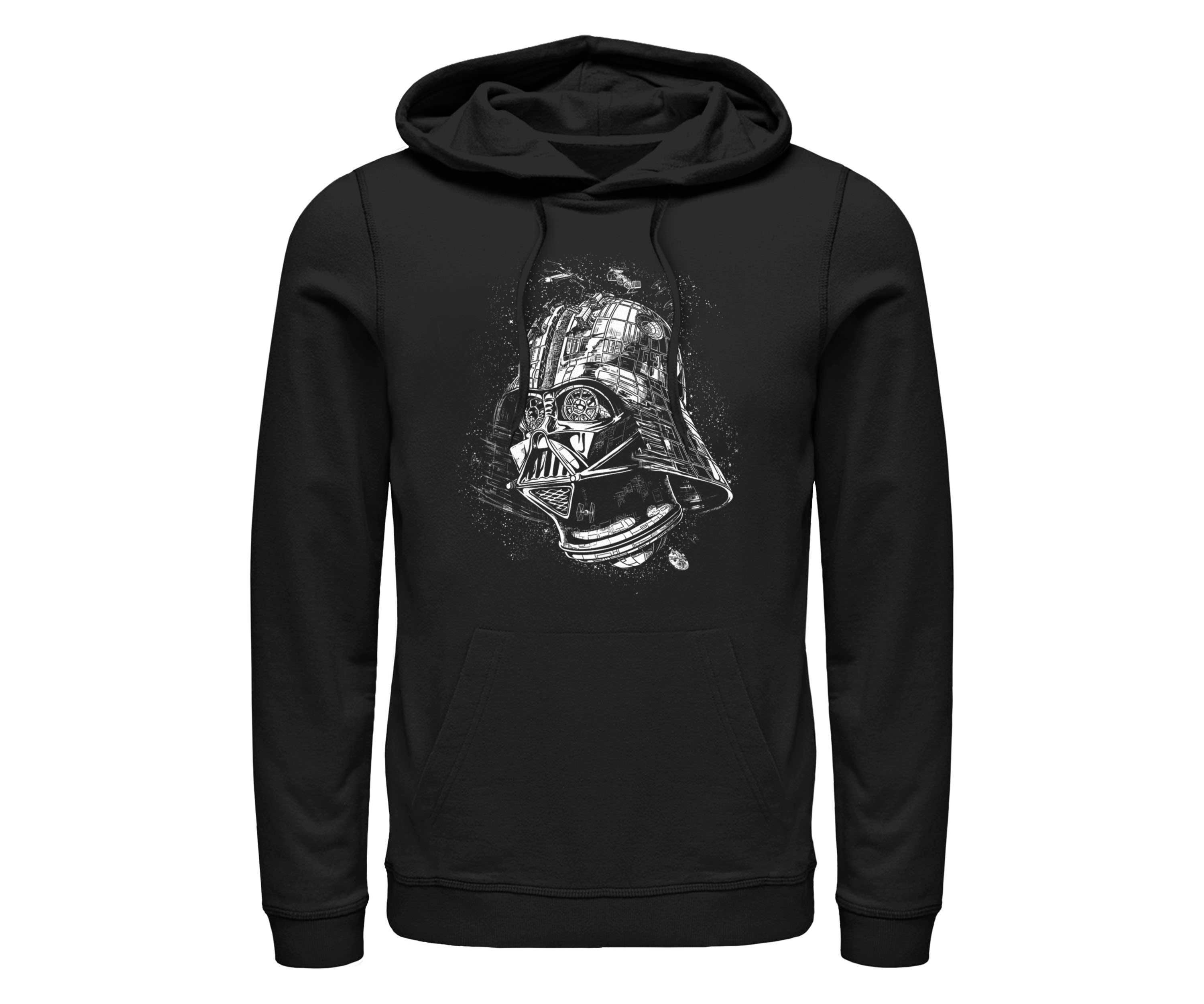 Darth Vader Death Star Graphic Fleece Hoodie