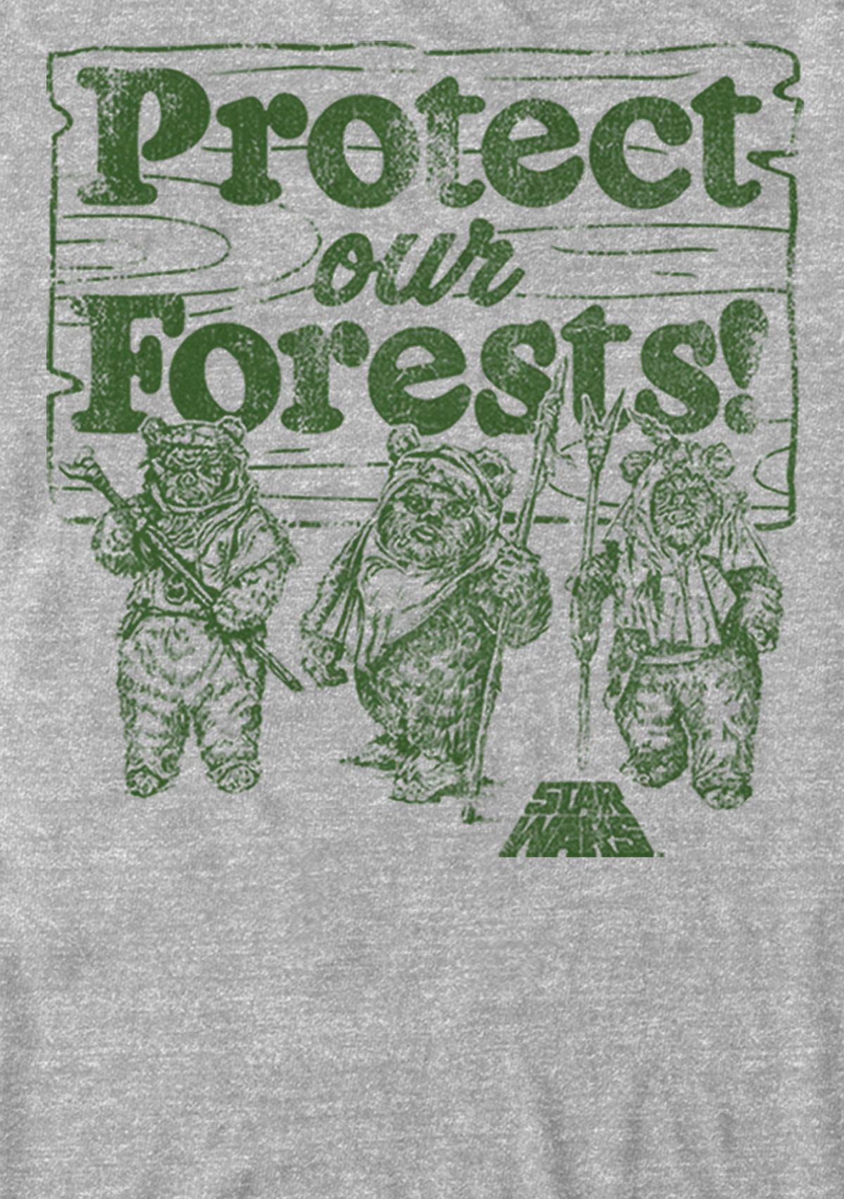 Distressed Protect Our Forest Short-Sleeve Graphic T-Shirt