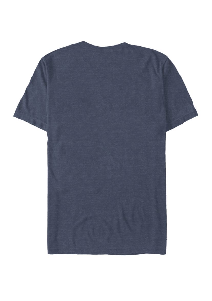 Distressed Boba Fett Galaxy Fill Short Sleeve Graphic T-Shirt