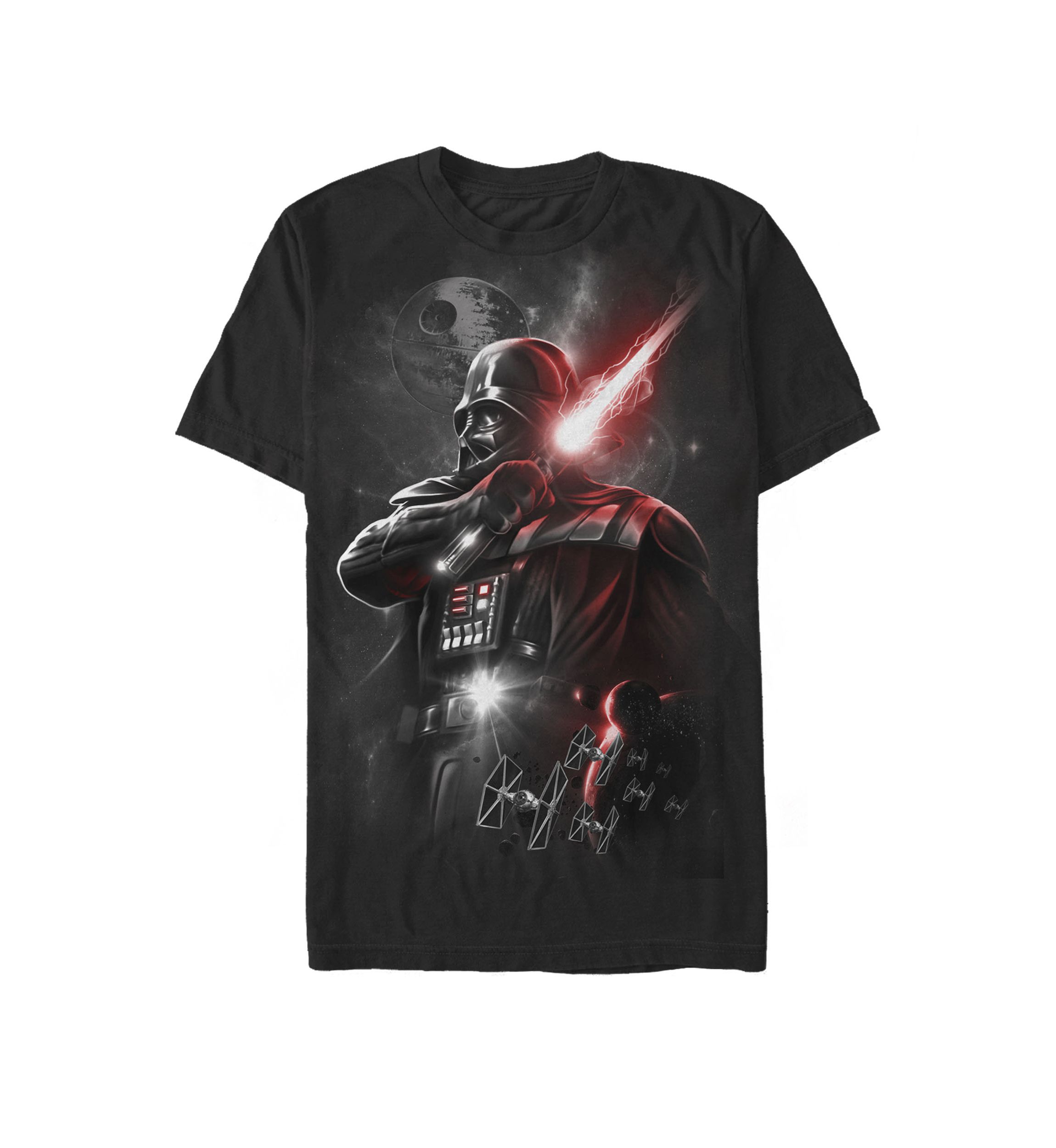 Darth Vader Lightsaber Portrait Short-Sleeve T-Shirt