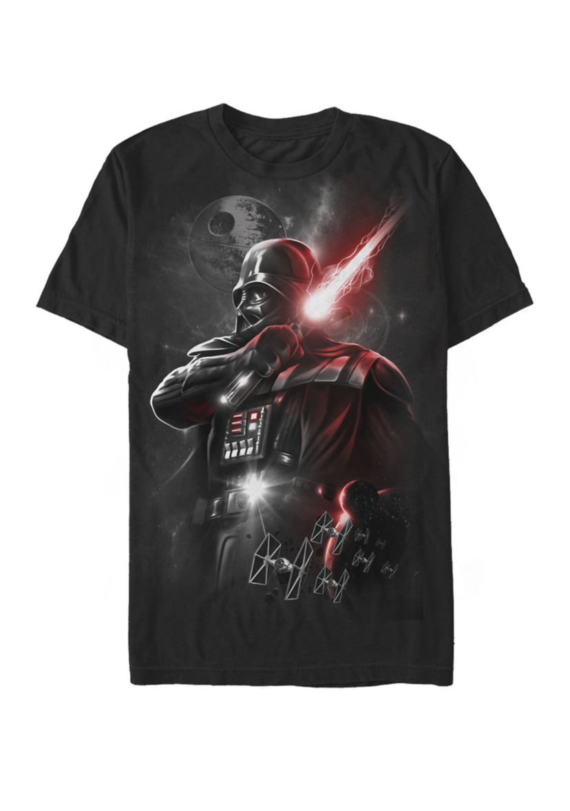 Darth Vader Lightsaber Portrait Short-Sleeve T-Shirt