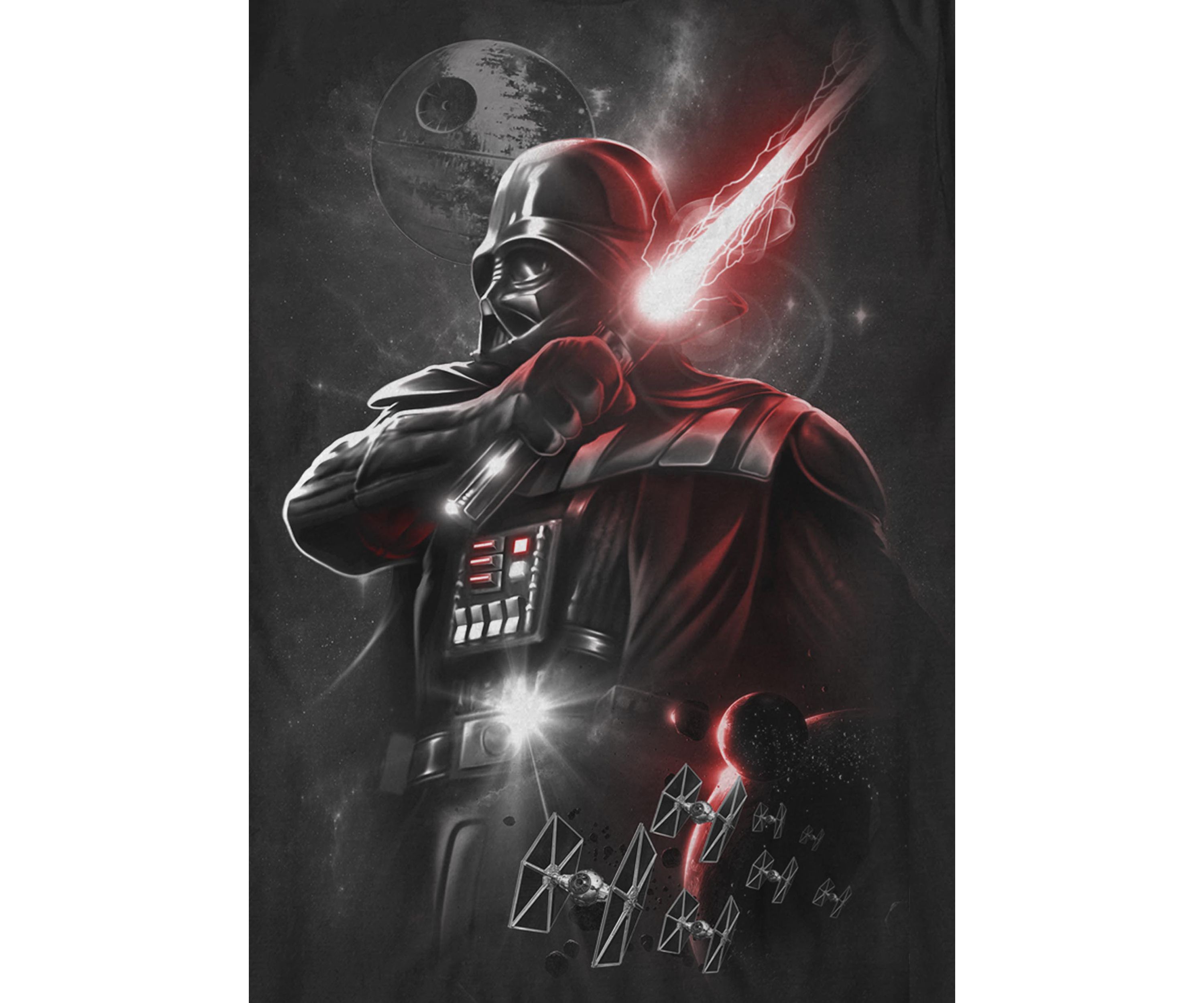 Darth Vader Lightsaber Portrait Short-Sleeve T-Shirt