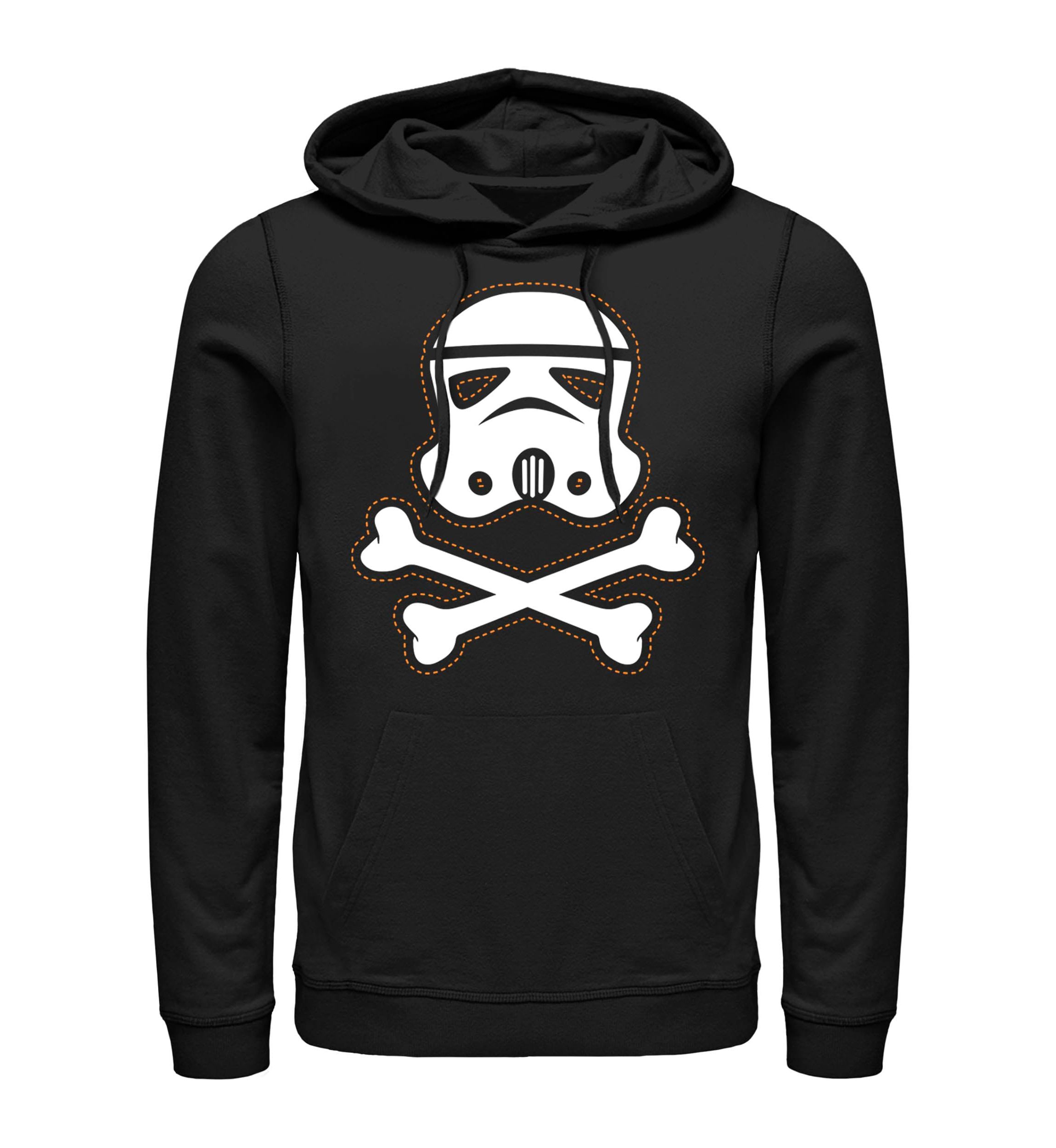 Trooper Skull Patch Graphic Fleece Hoodie