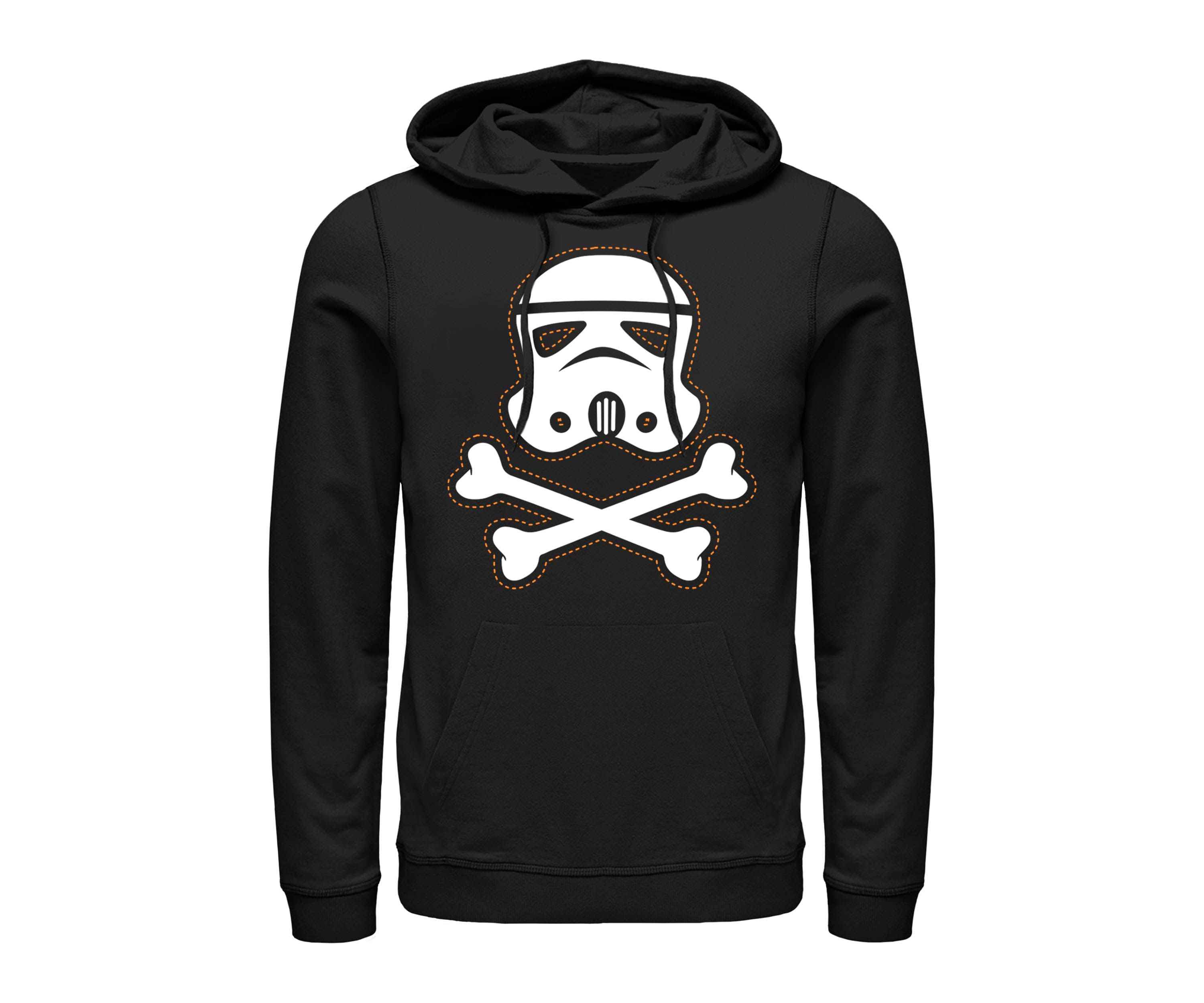 Trooper Skull Patch Graphic Fleece Hoodie