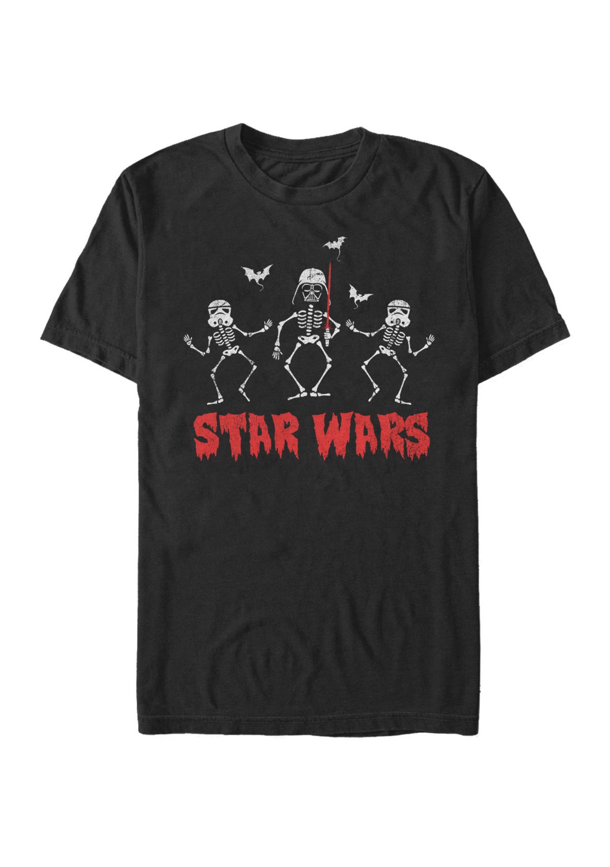 Big & Tall Darth Vader Stormtrooper Skeletons Short Sleeve T-Shirt