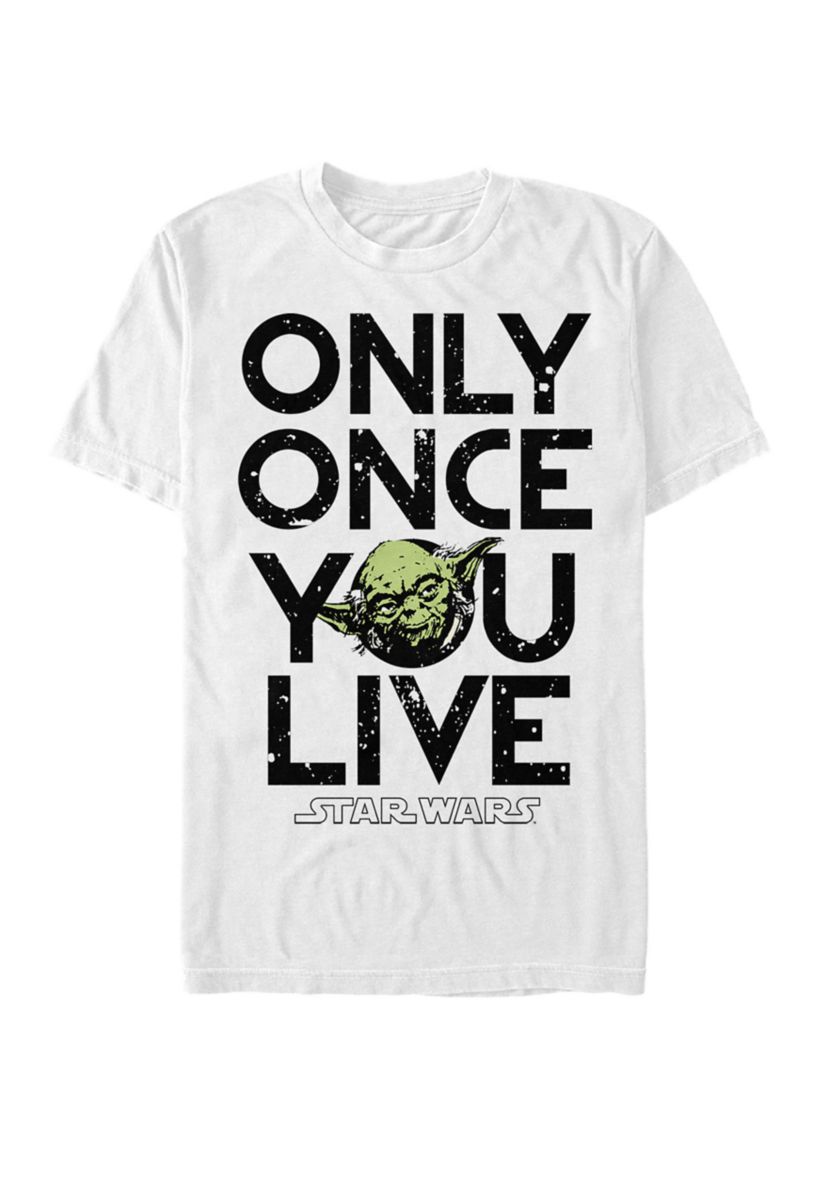 Yoda Lives Once Short-Sleeve T-Shirt