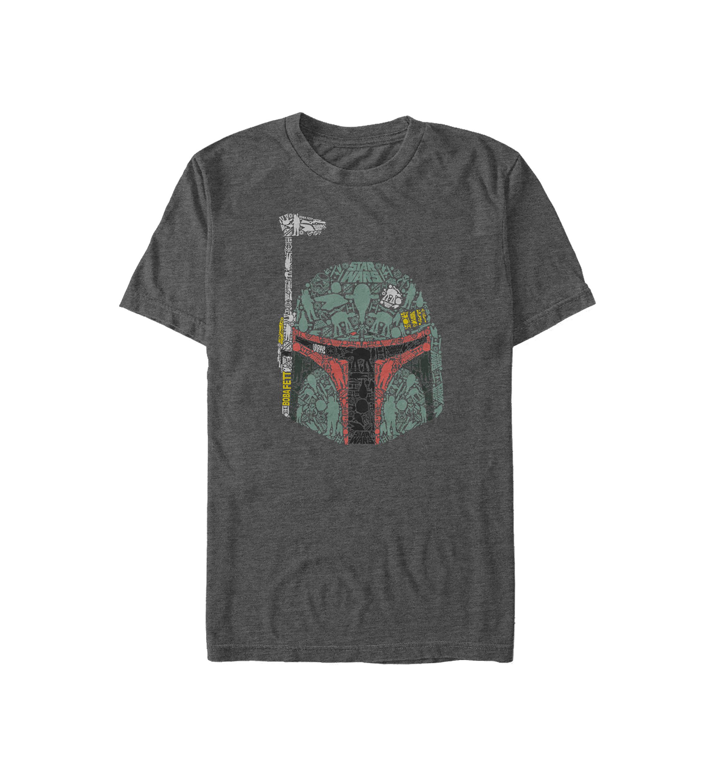 Big & Tall Star Wars Boba Icons Graphic Short Sleeve T-Shirt