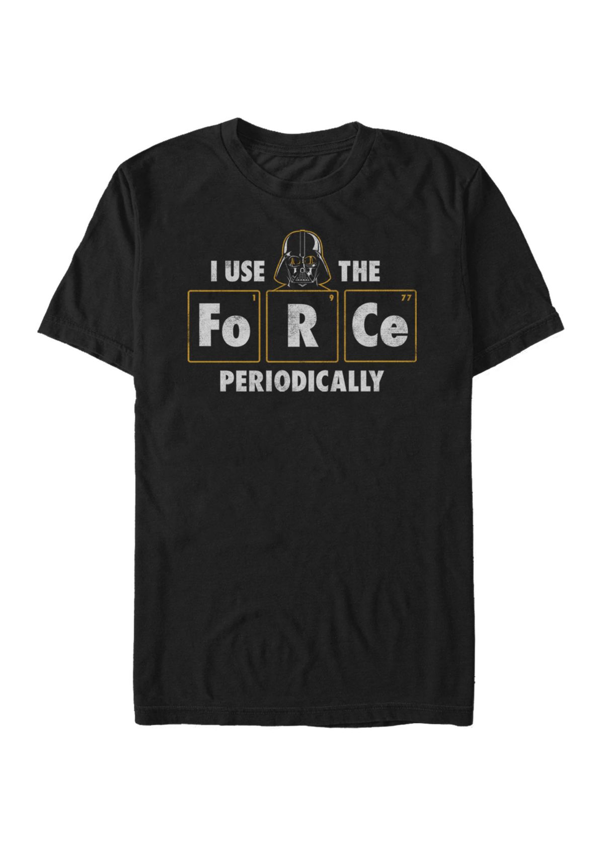 Vader Use Force Periodically Short Sleeve Graphic T-Shirt