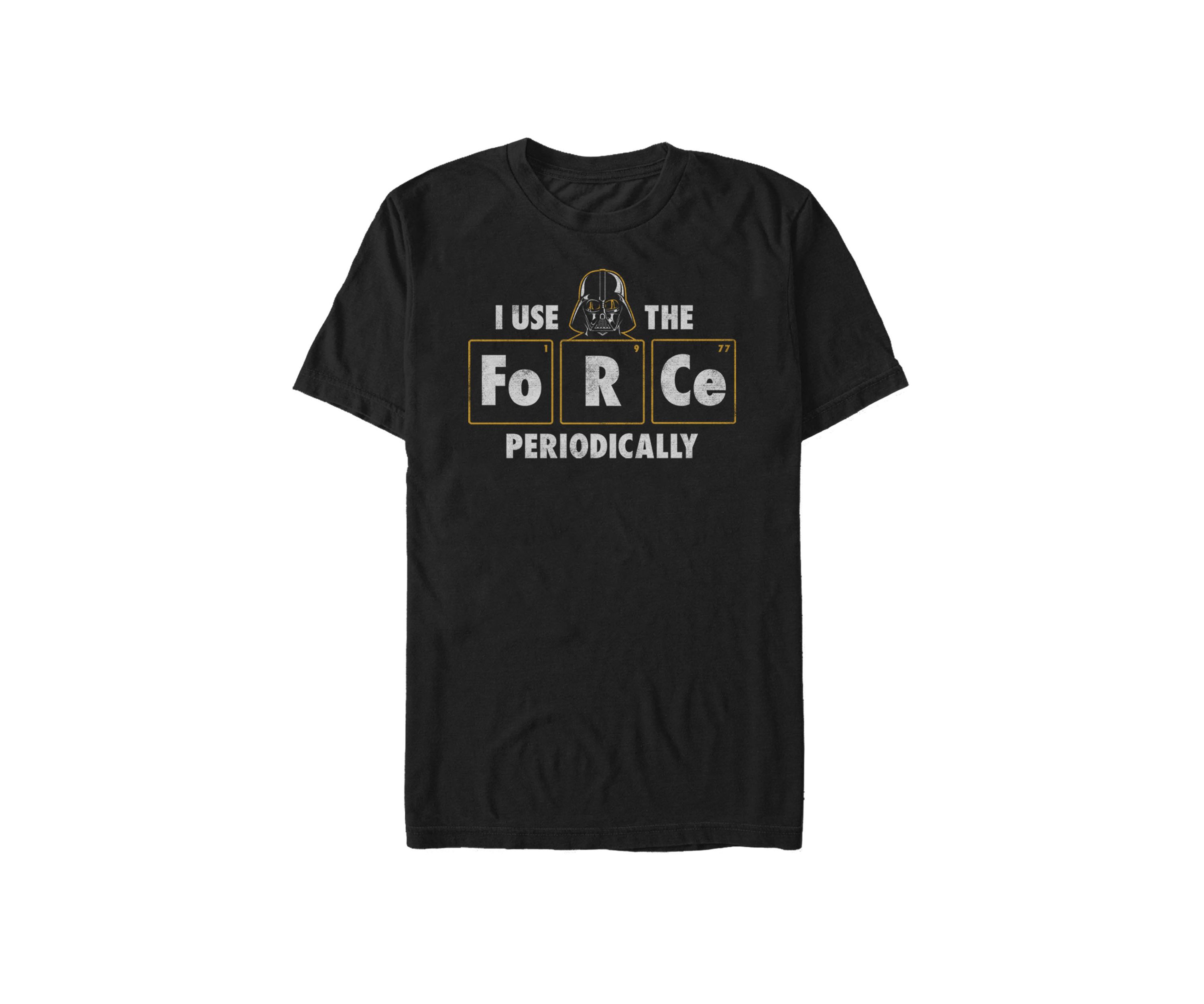 Vader Use Force Periodically Short Sleeve Graphic T-Shirt