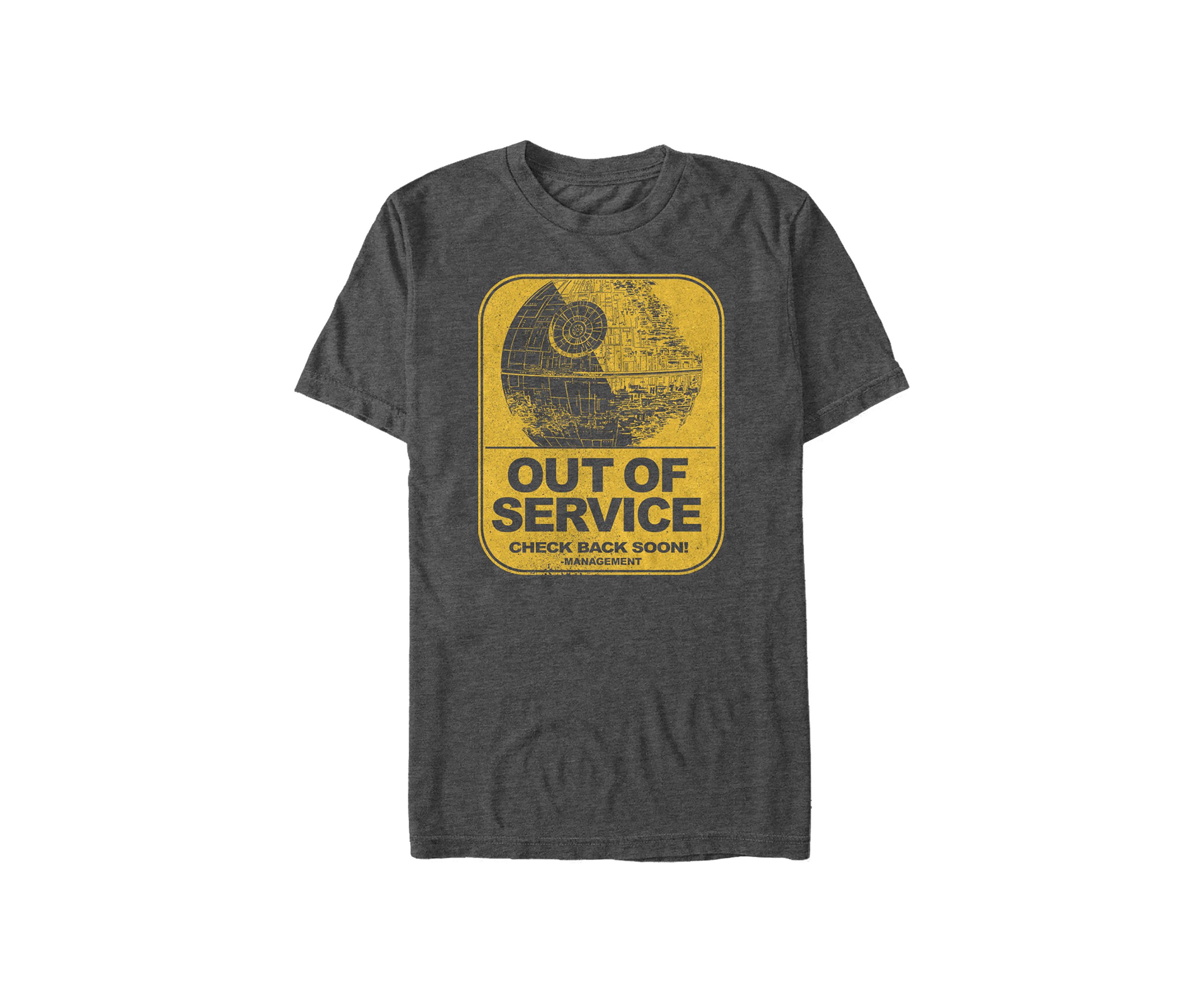Big & Tall Star Wars Out Of Service Graphic Short Sleeve T-Shirt