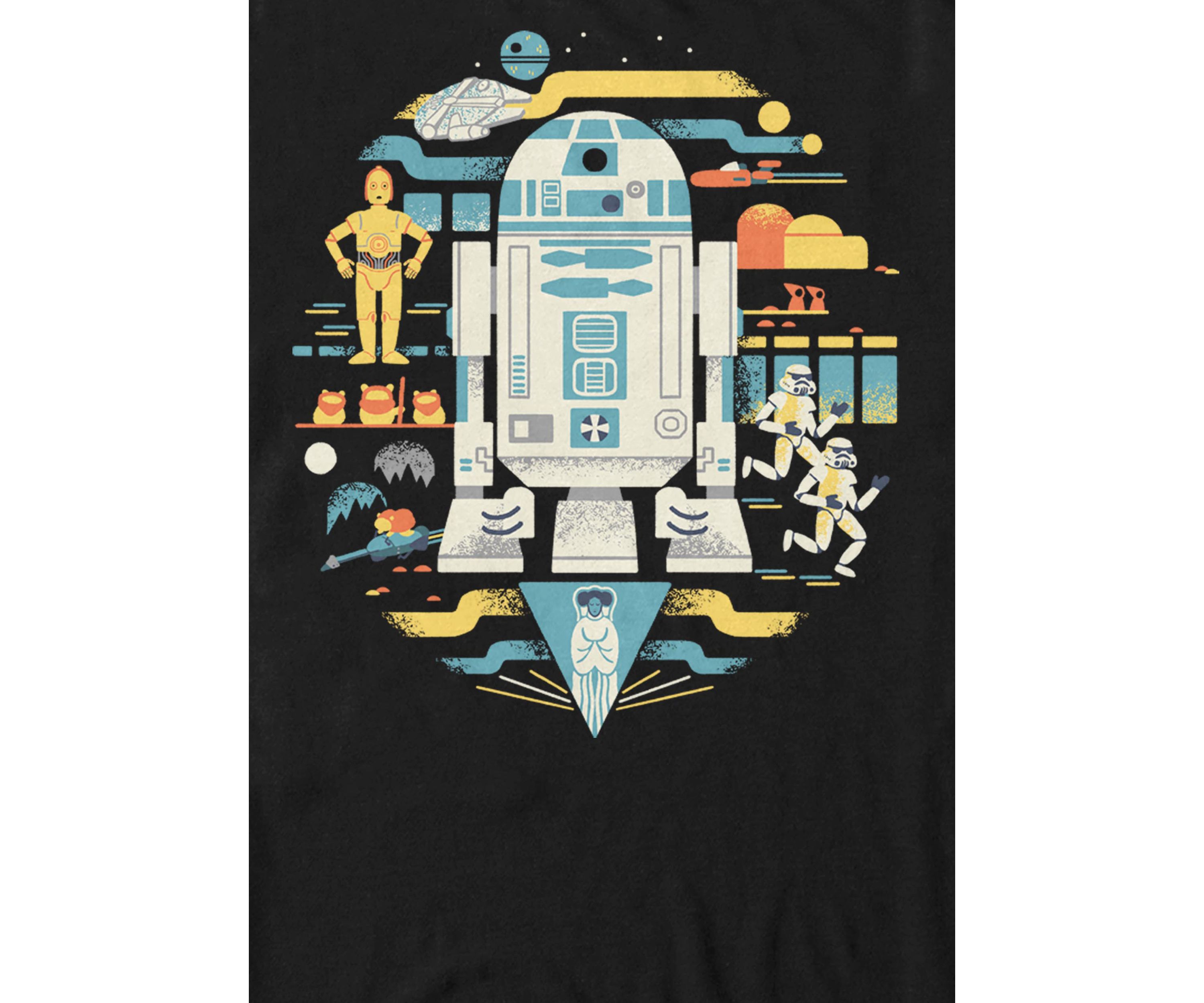Distressed Pop Art Collage Short Sleeve T-Shirt 