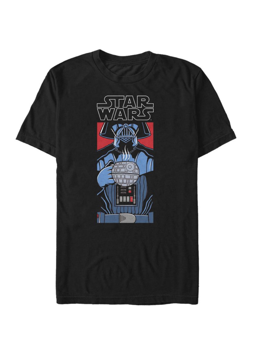Pop Art Coffee Break Logo Short-Sleeve Tee Shirt