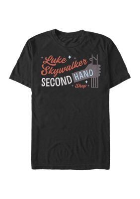 Star Wars Men's Second Hand Luke Short Sleeve Graphic T-Shirt