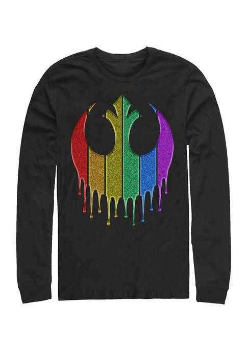 Star Wars® Rainbow Sparkle Rebel Drip Long Sleeve
