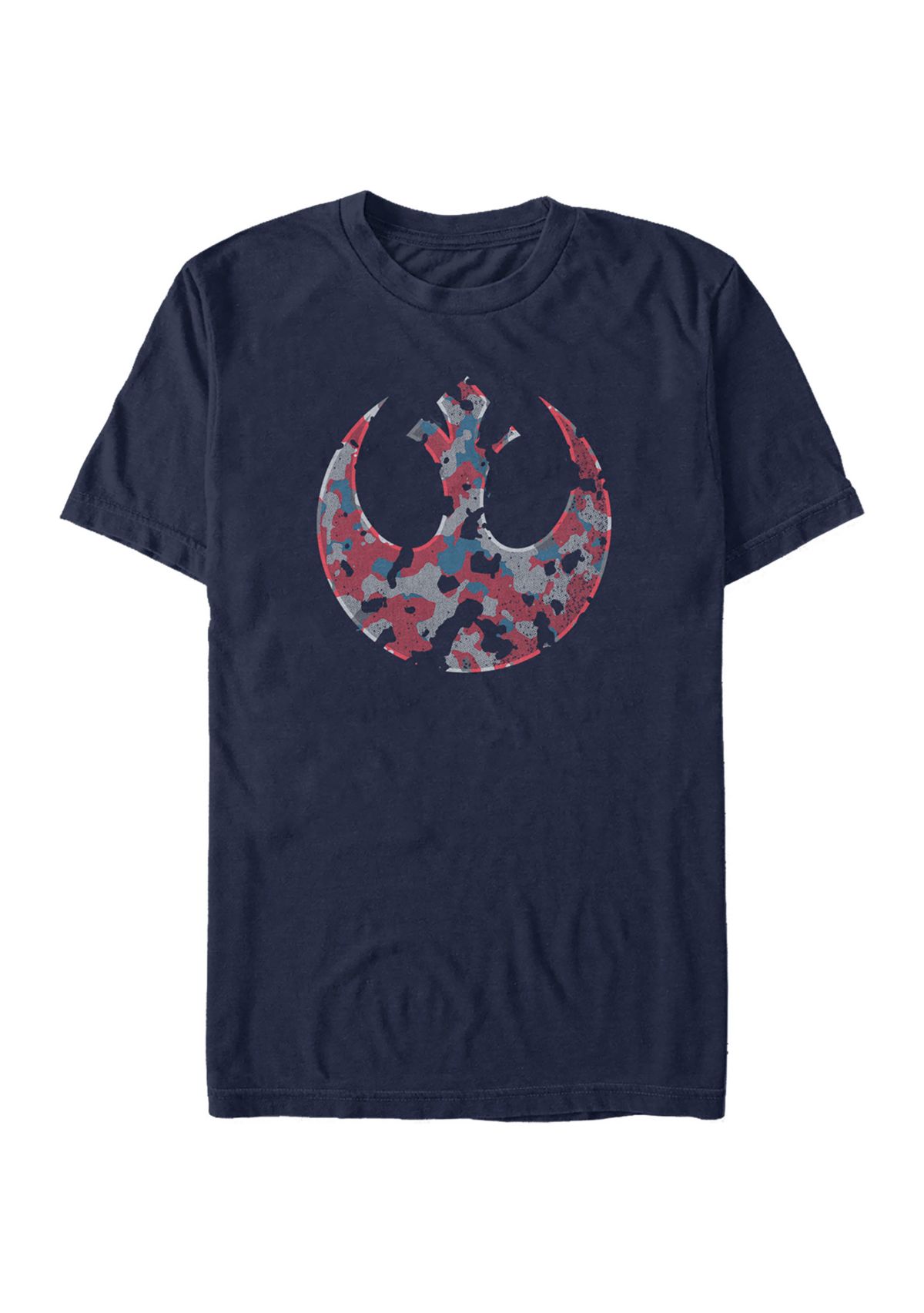 Camouflage Rebel Crest Graphic T-Shirt