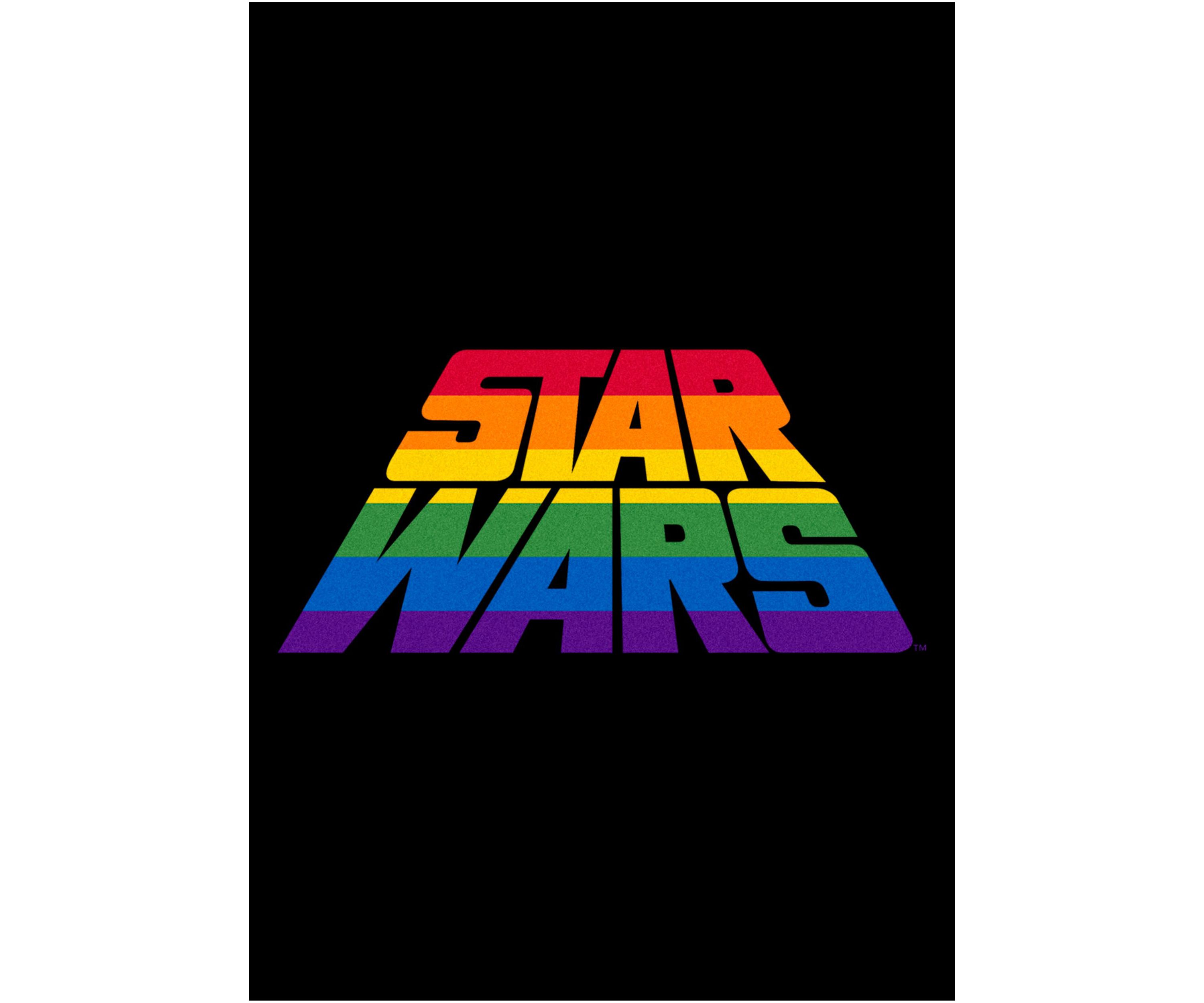 Perspective Rainbow Logo Graphic T-Shirt