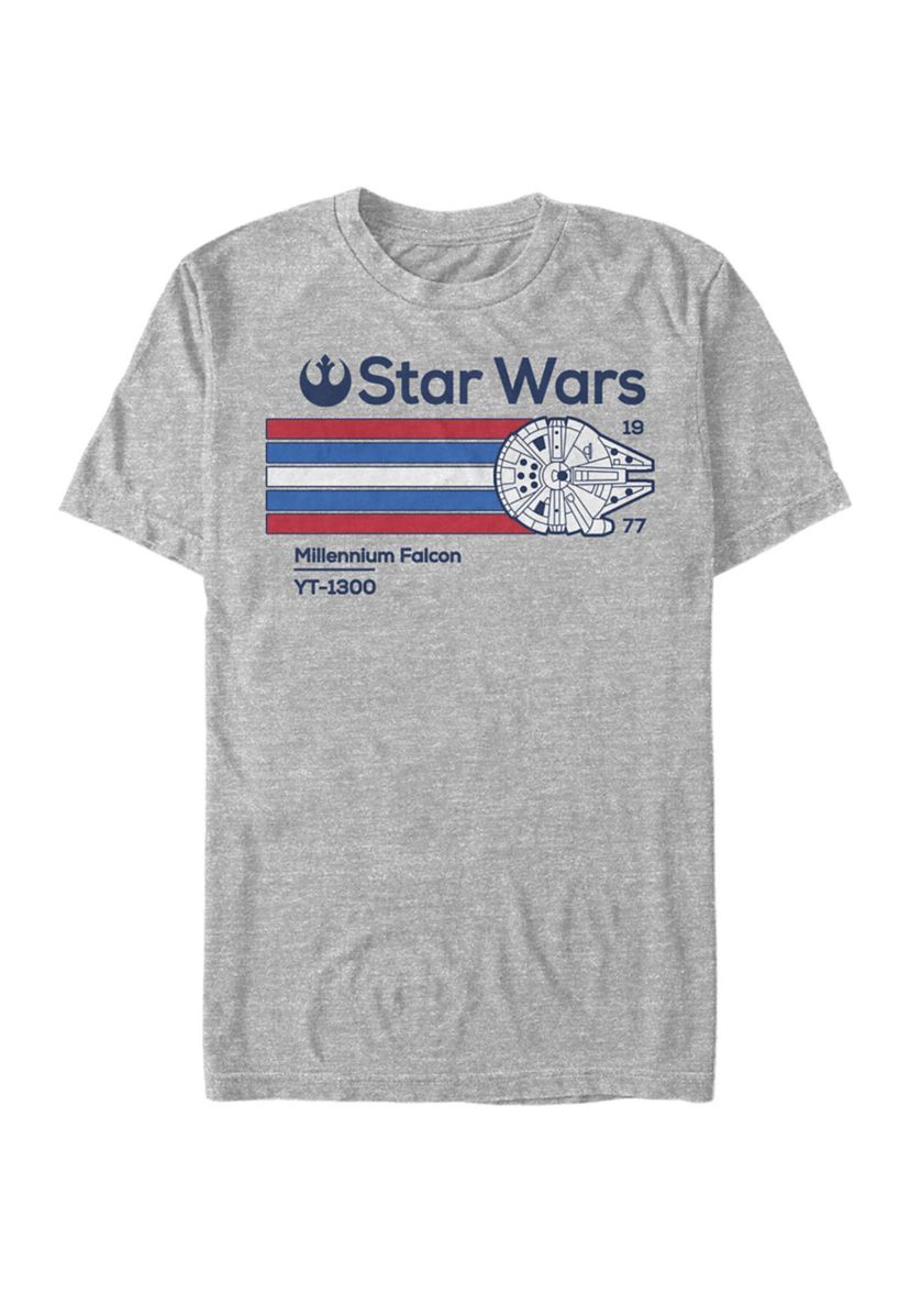 Big & Tall Millennium Falcon V2 Graphic T-Shirt