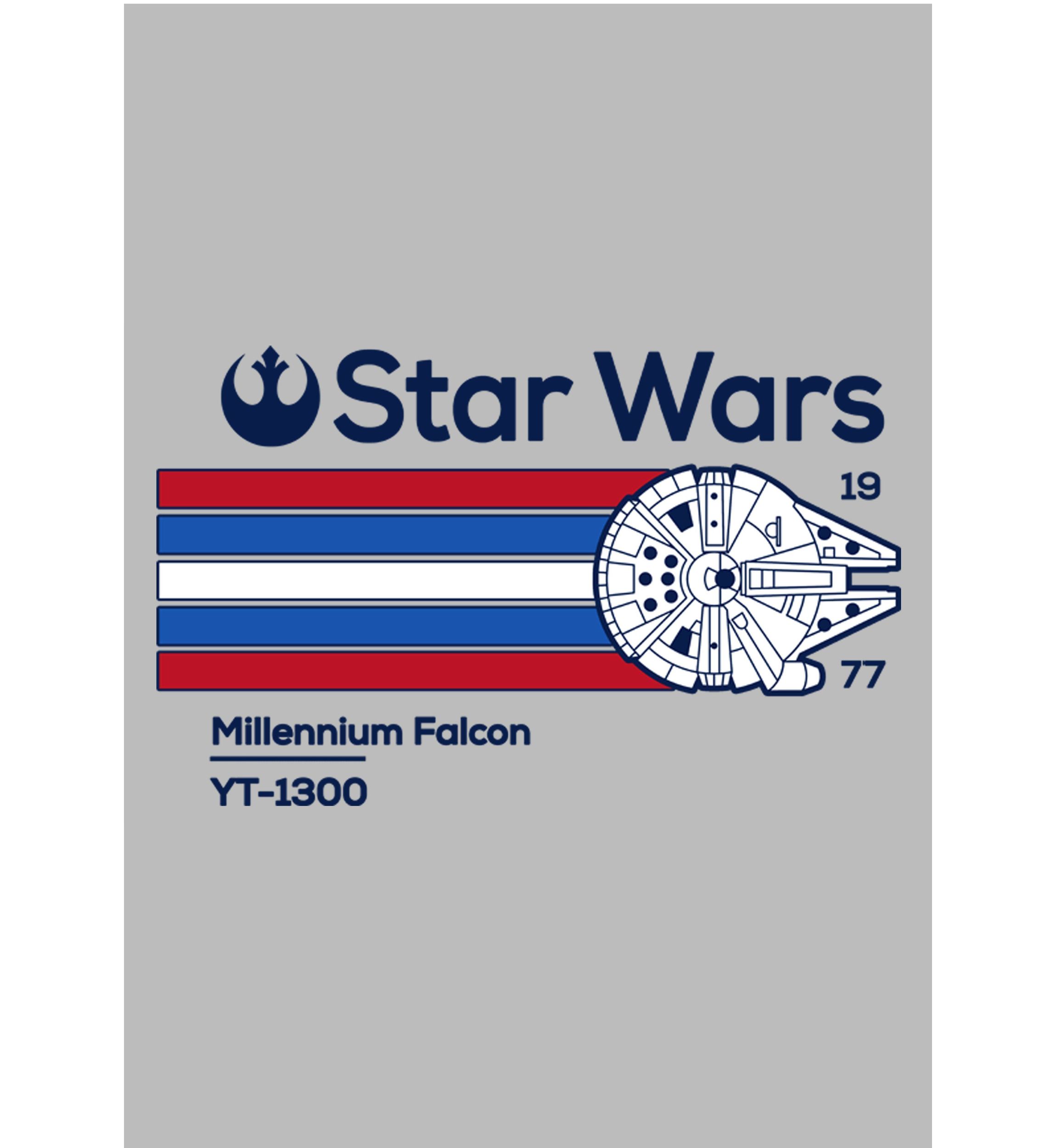 Big & Tall Millennium Falcon V2 Graphic T-Shirt