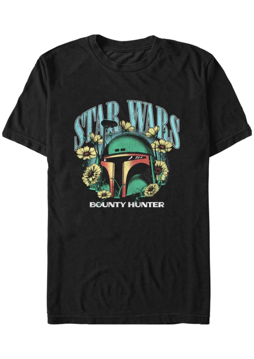 Boba Floral Graphic T-Shirt