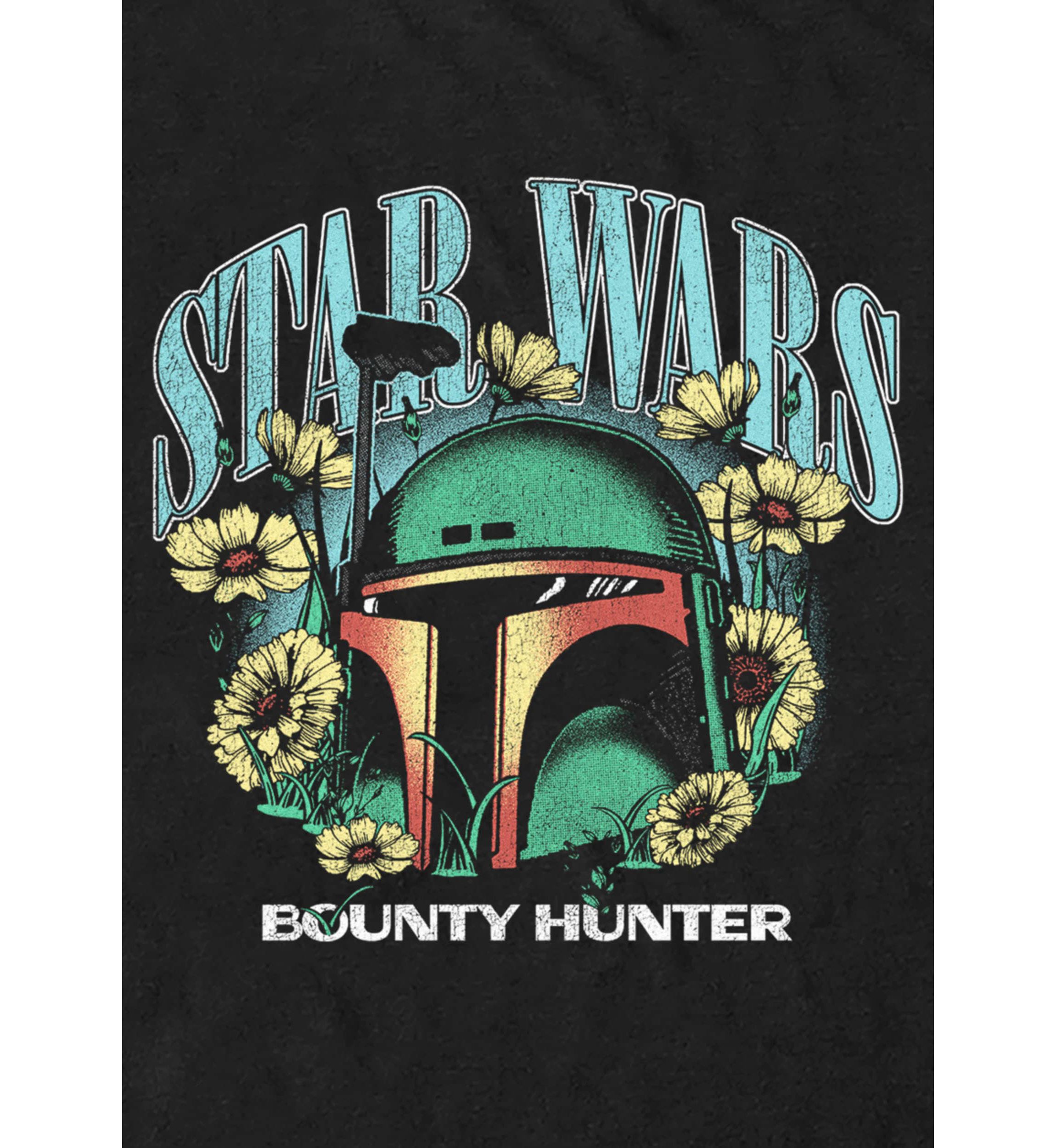 Boba Floral Graphic T-Shirt