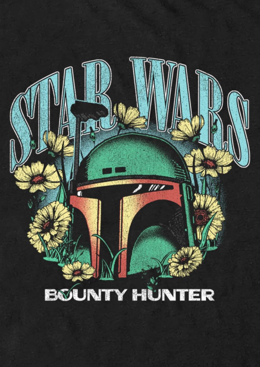 Boba Floral Graphic T-Shirt