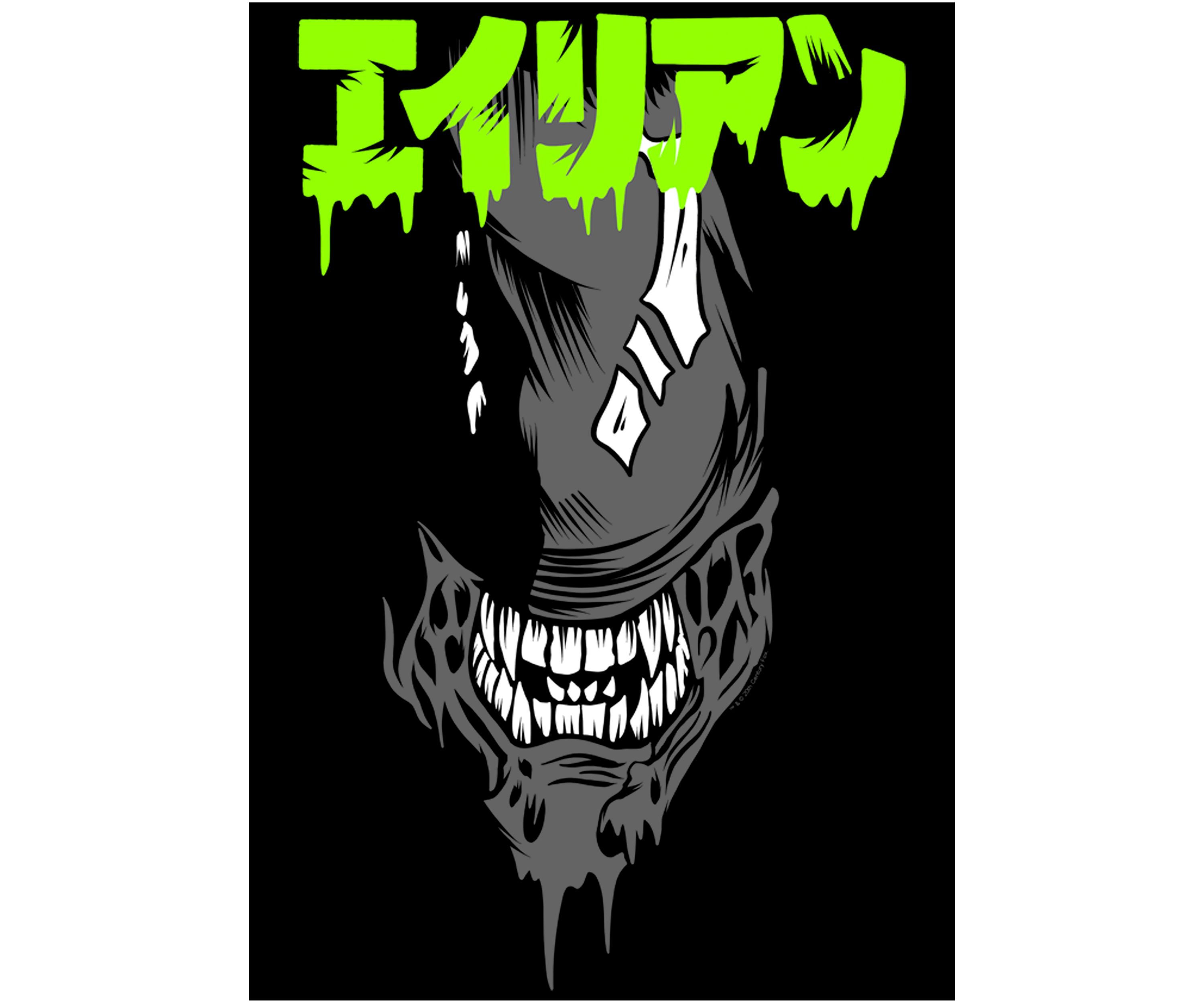 Big Face Kanji Graphic T-Shirt