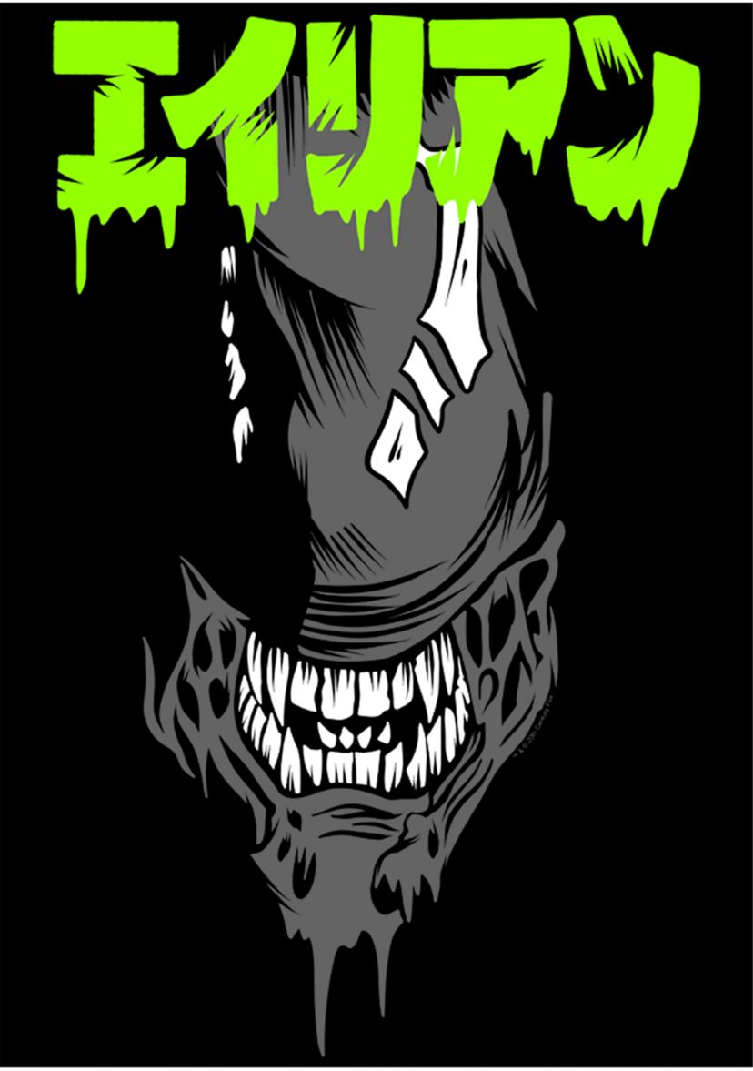 Big Face Kanji Graphic T-Shirt