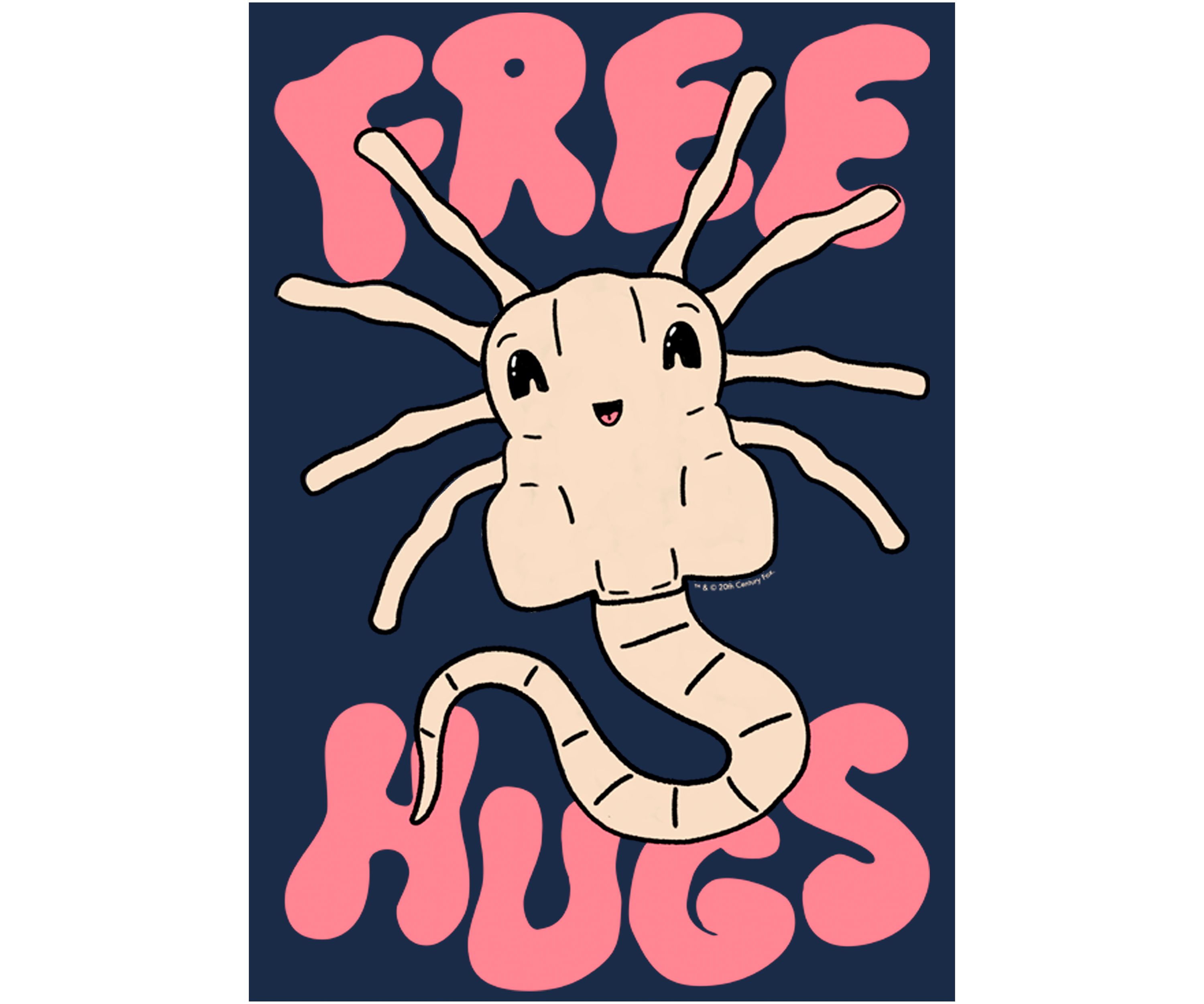  Free Huggers Graphic T-Shirt