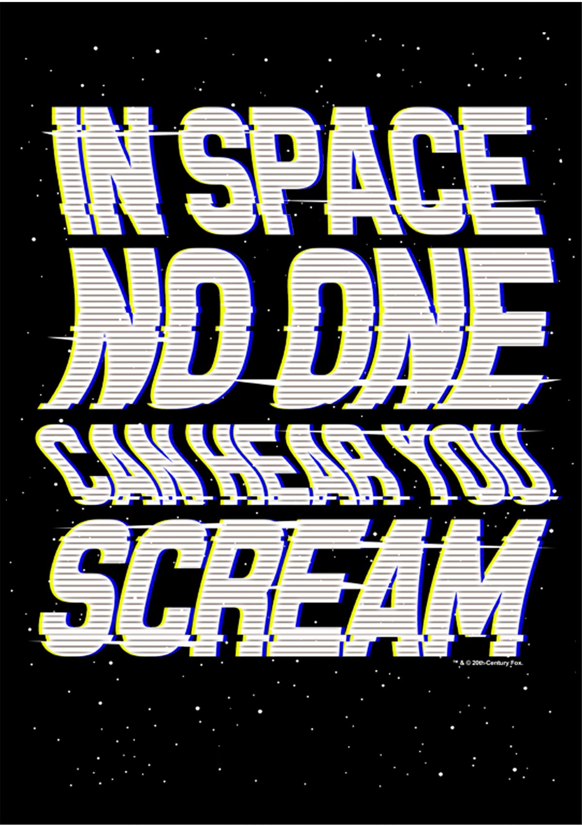 Space Scream Graphic T-Shirt
